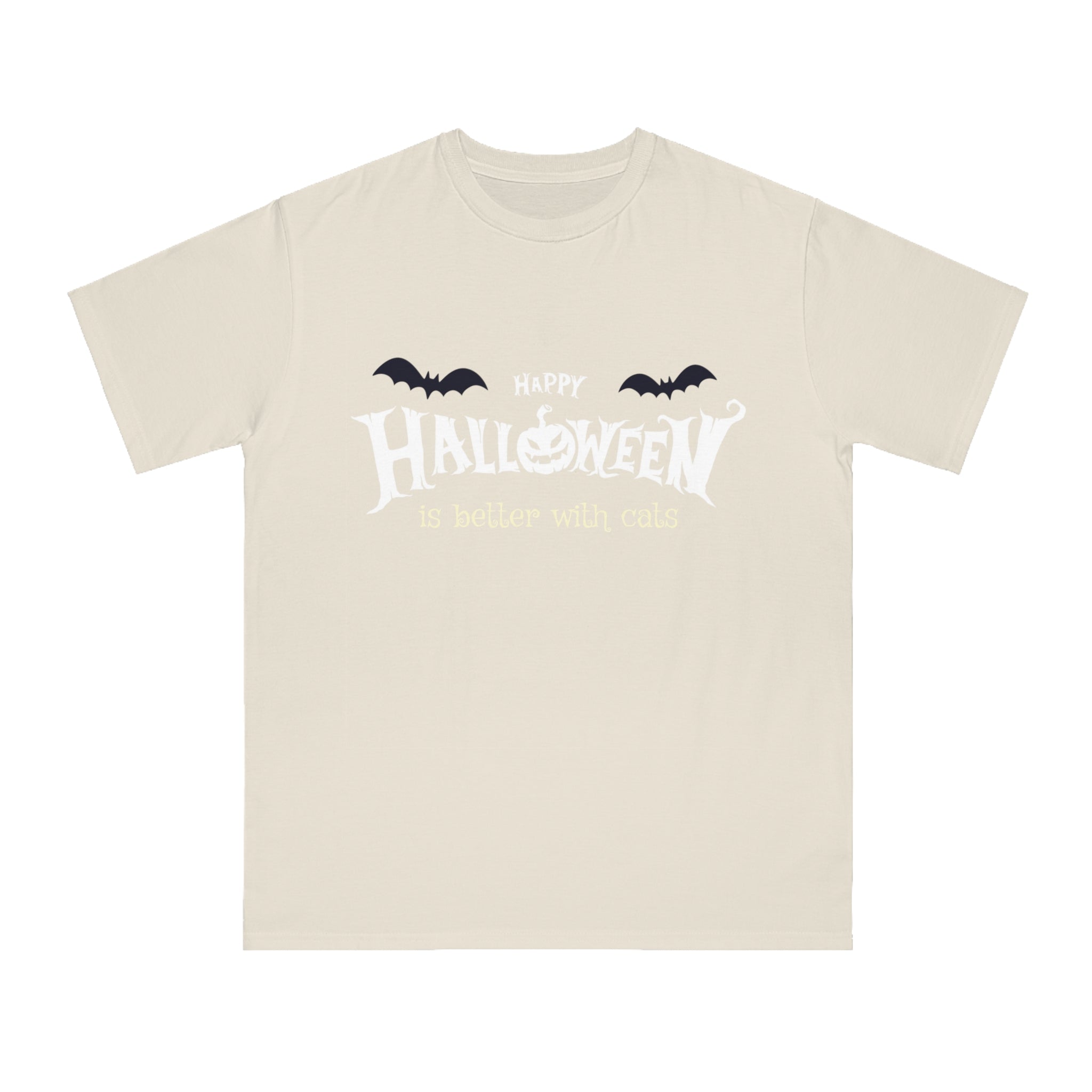 Halloween with Witch's Cats | Organic Unisex Classic T-Shirt