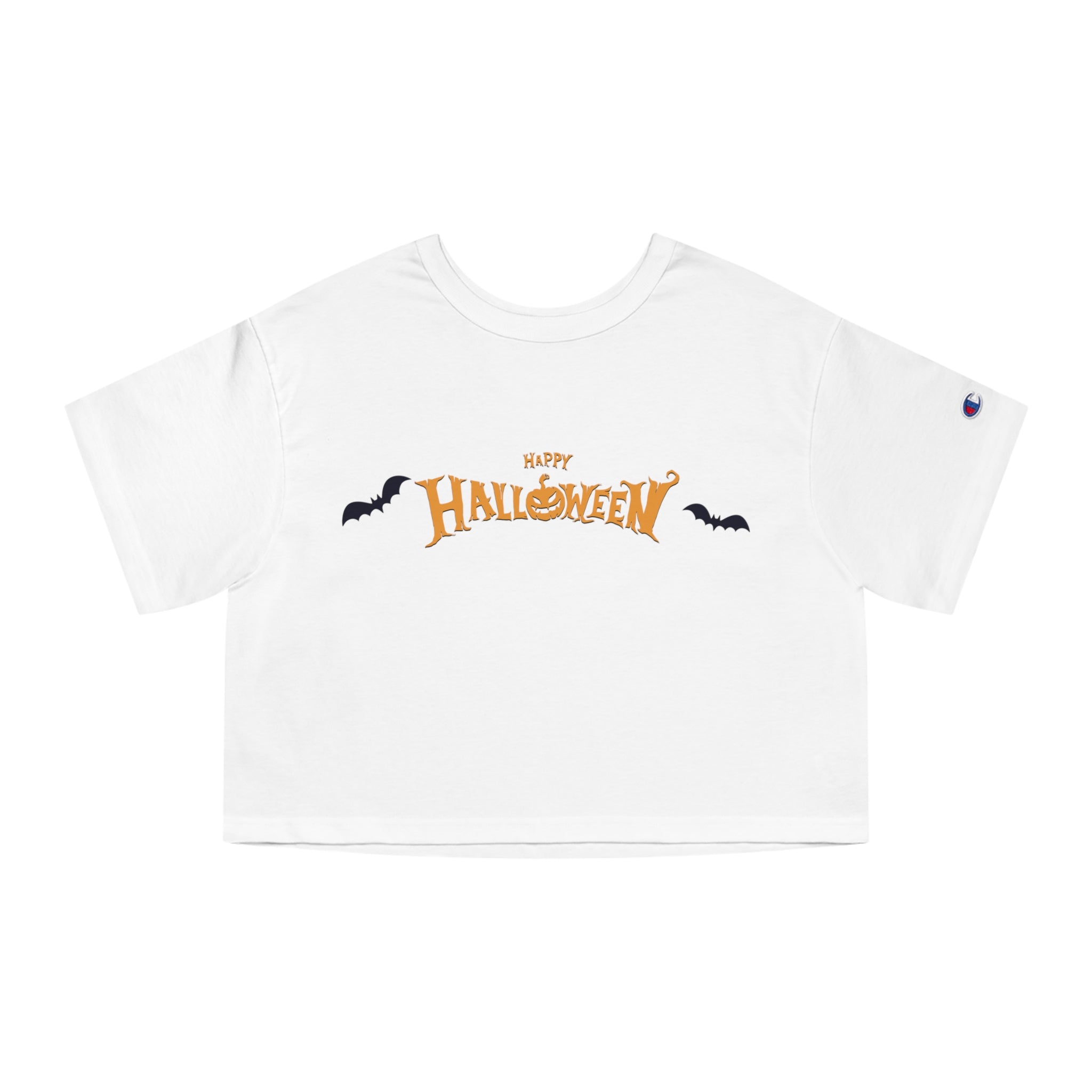 Halloween with Bats | Champion Women's Heritage Cropped T-Shirt