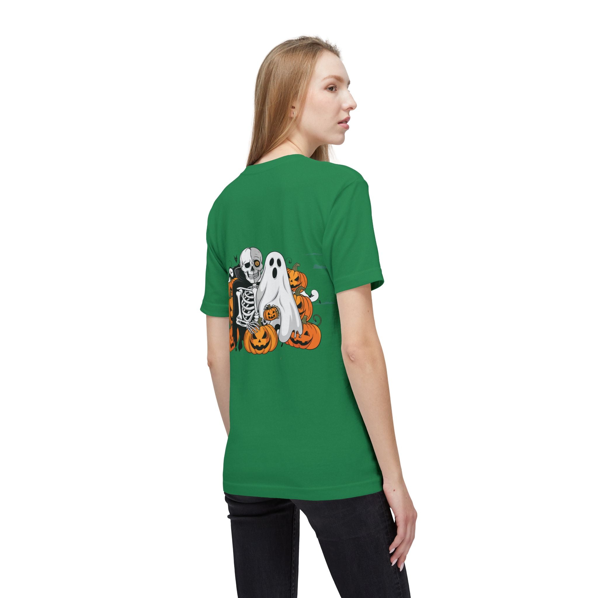 Halloween with Bats | Unisex Midweight T-shirt, Made in US