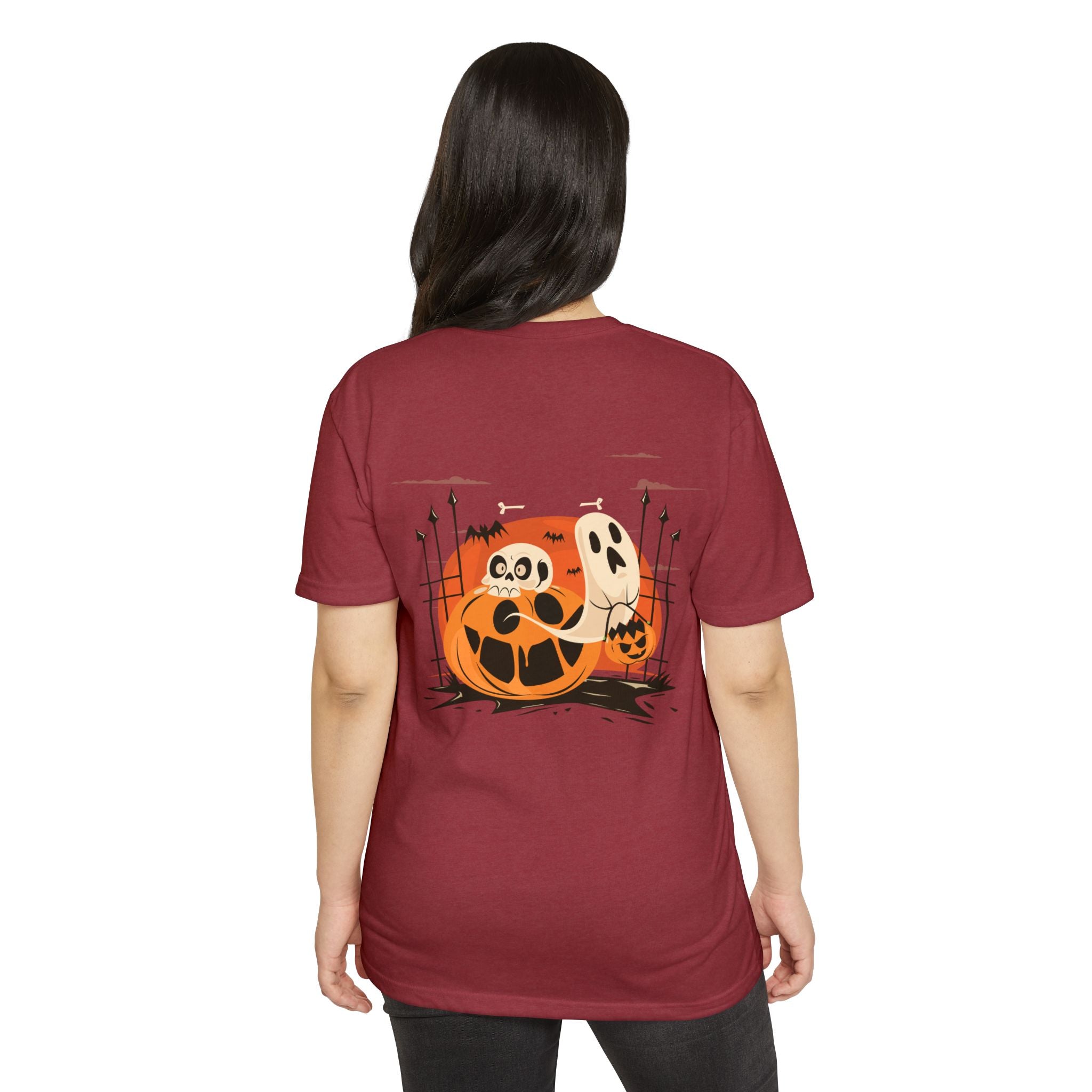 Halloween with Pumpkins | Unisex CVC Jersey T-shirt