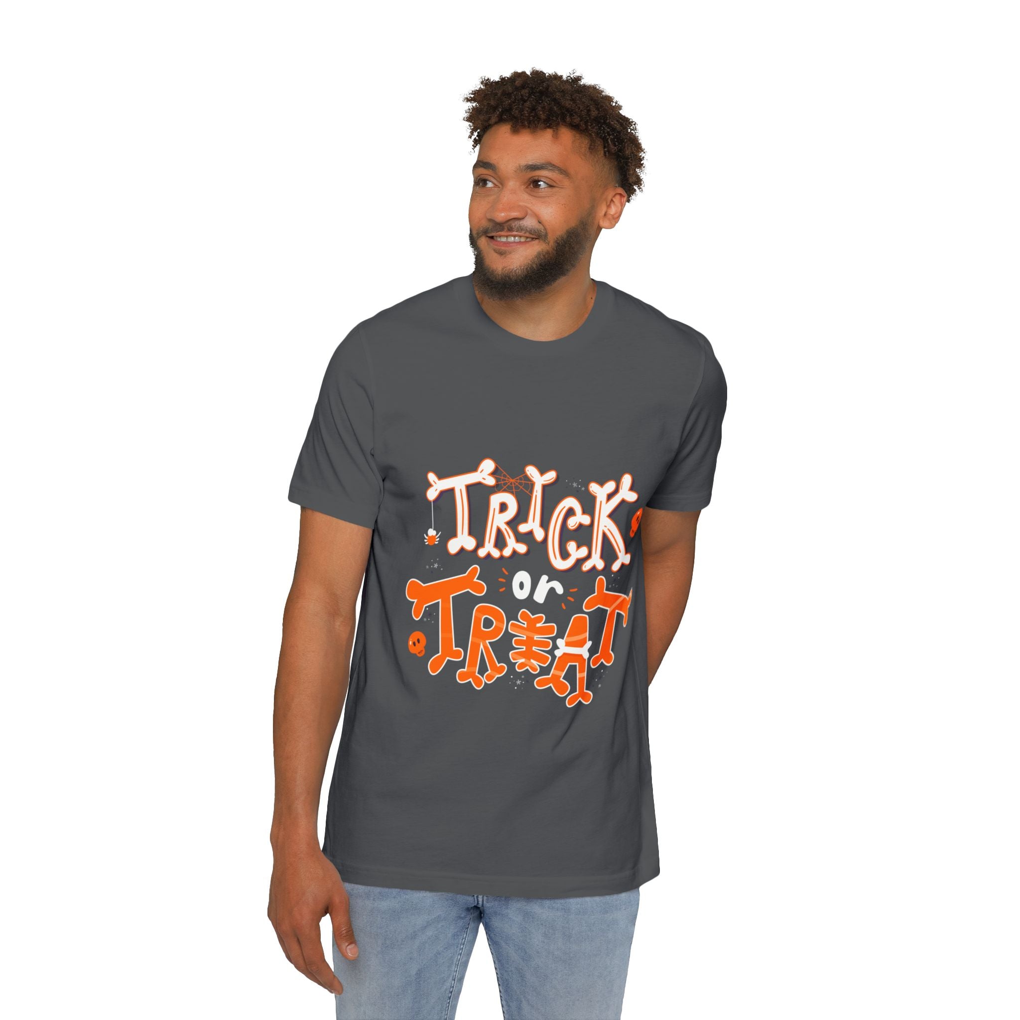 Halloween Trick or Treat | USA-Made Unisex Short-Sleeve Jersey T-Shirt