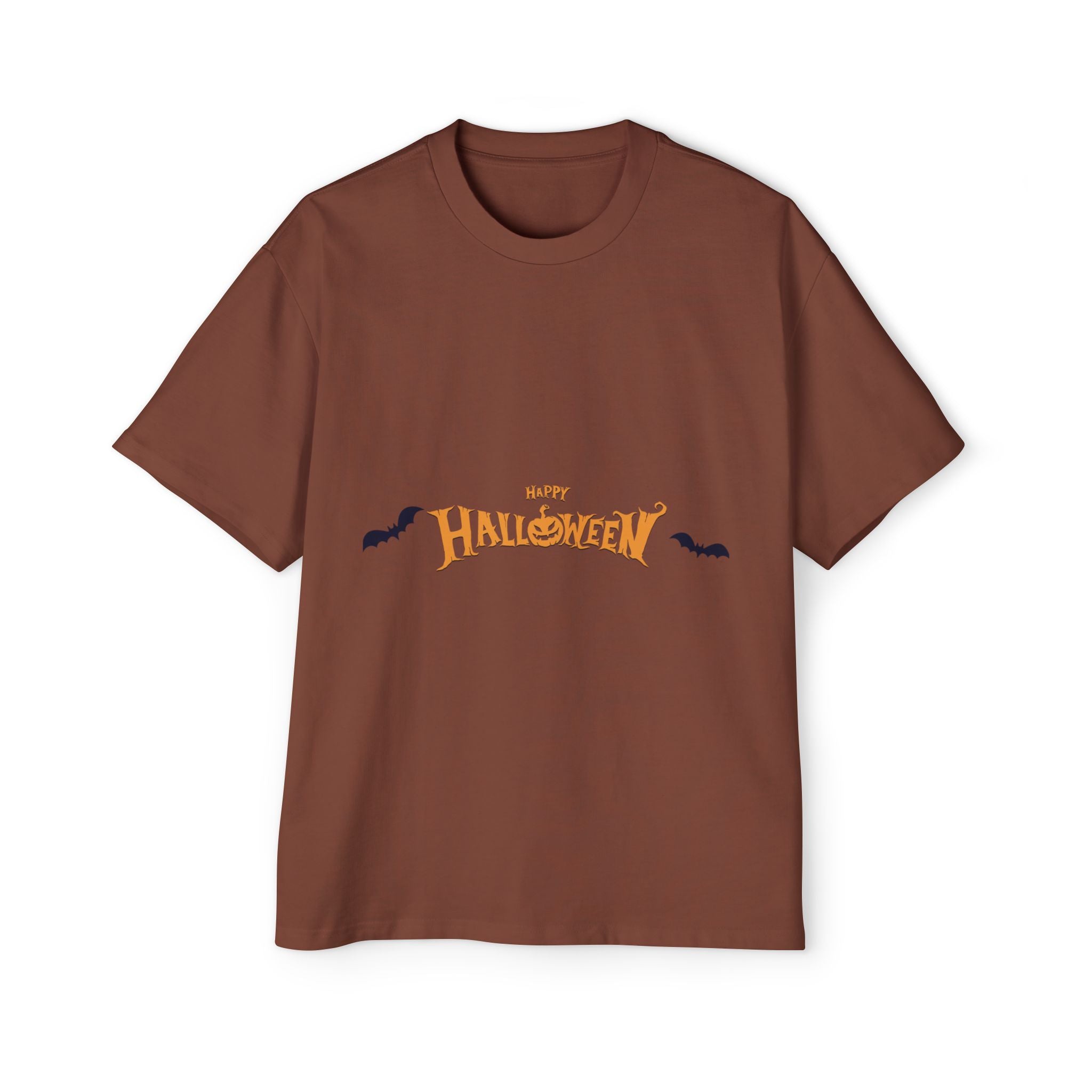 Halloween with Bats | Men's Heavy Oversized Tee