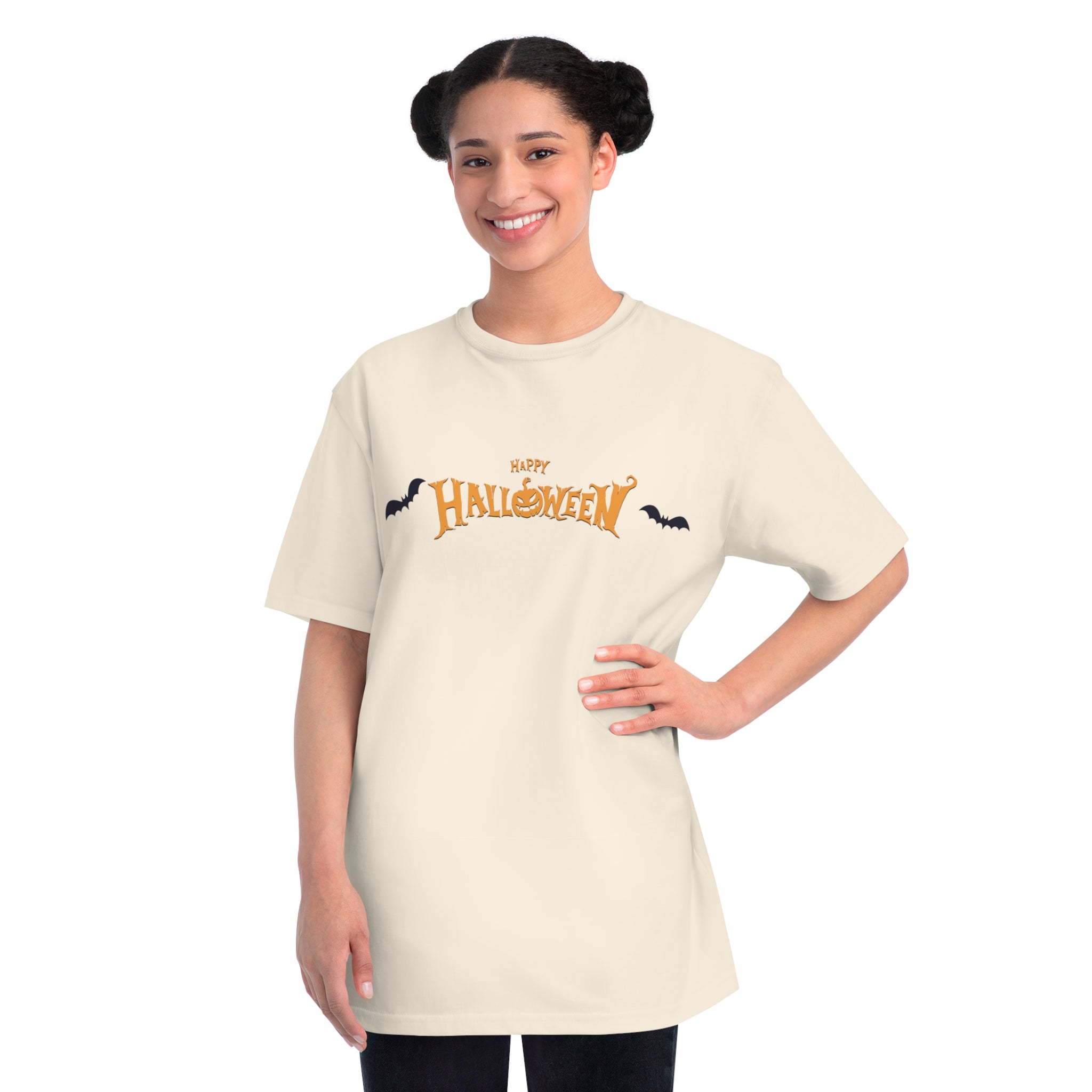 Halloween with Bats | Organic Unisex Classic T-Shirt
