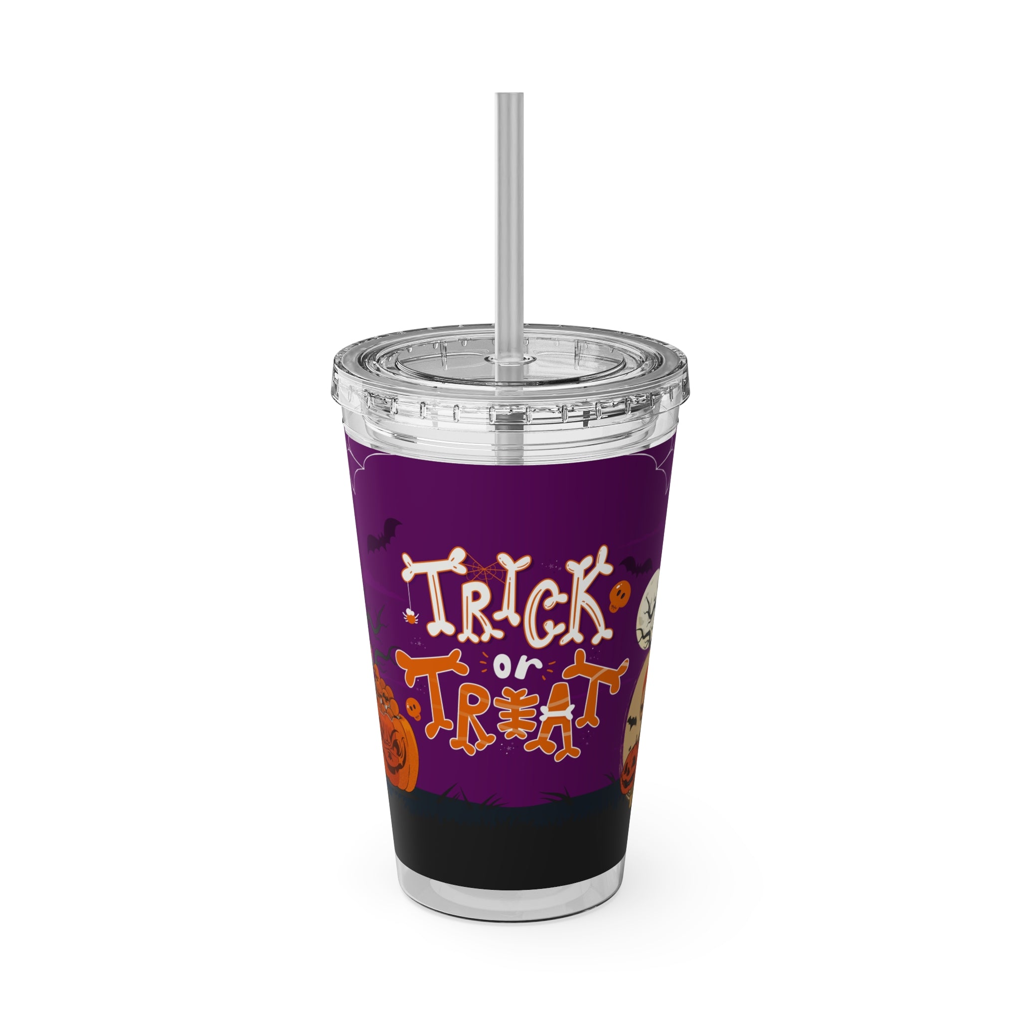Halloween Trick or Treat | Sunsplash Tumbler with Straw