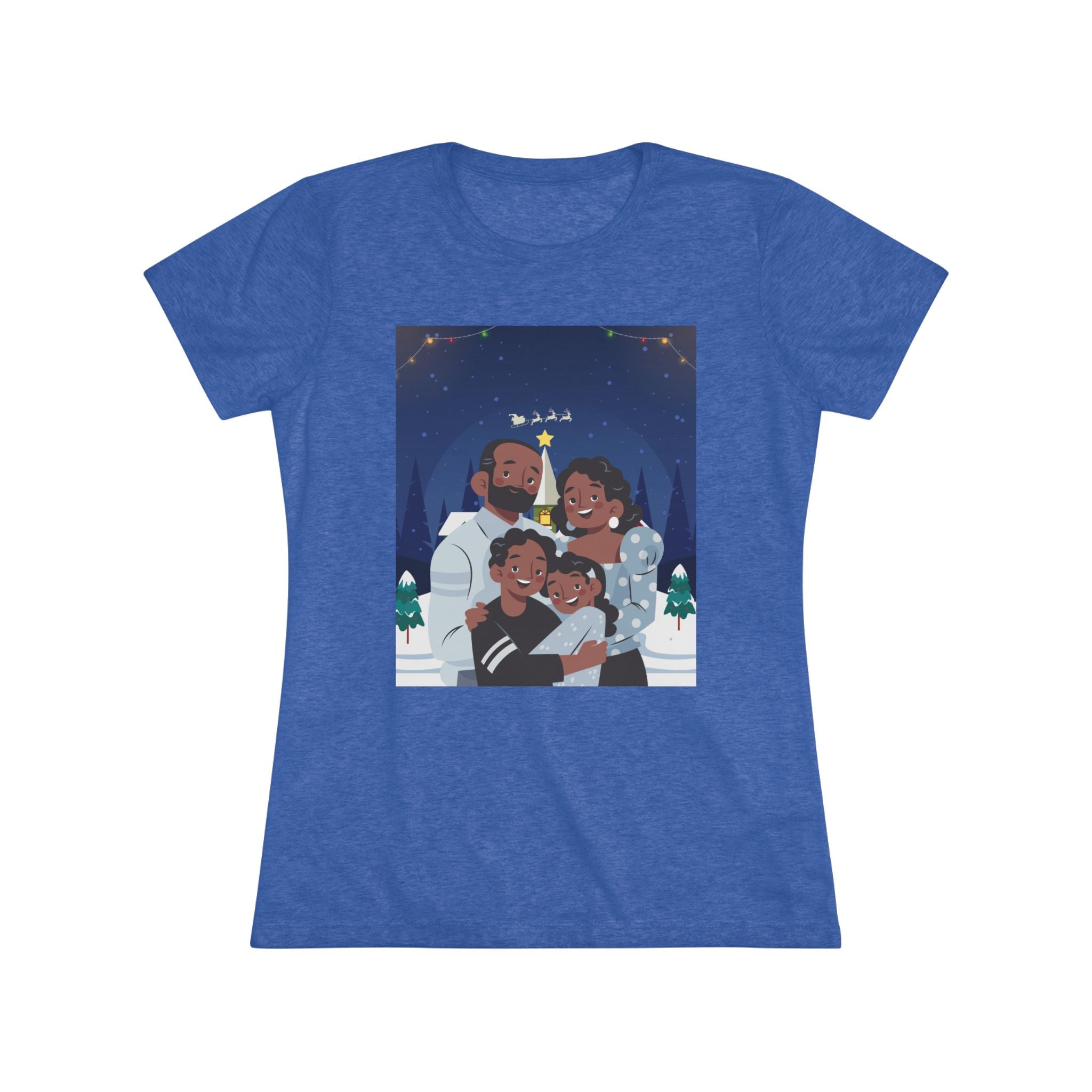 HAPPY CHRISTMAS DAY Women's Triblend Tee