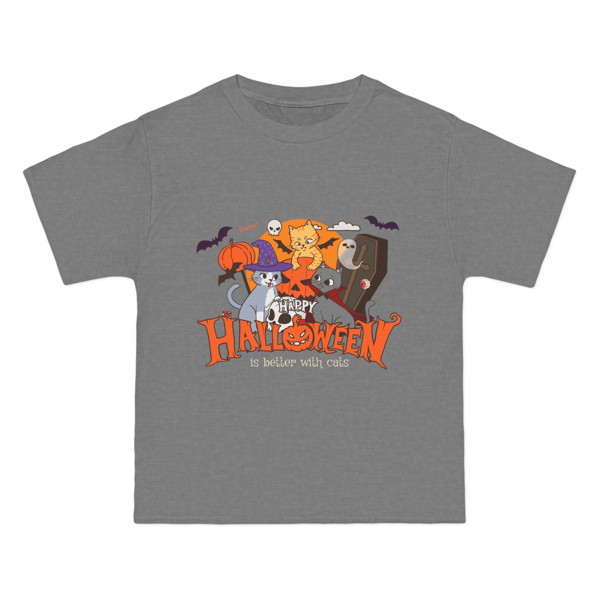 Halloween is Better with Cats | Beefy-T®  Short-Sleeve T-Shirt