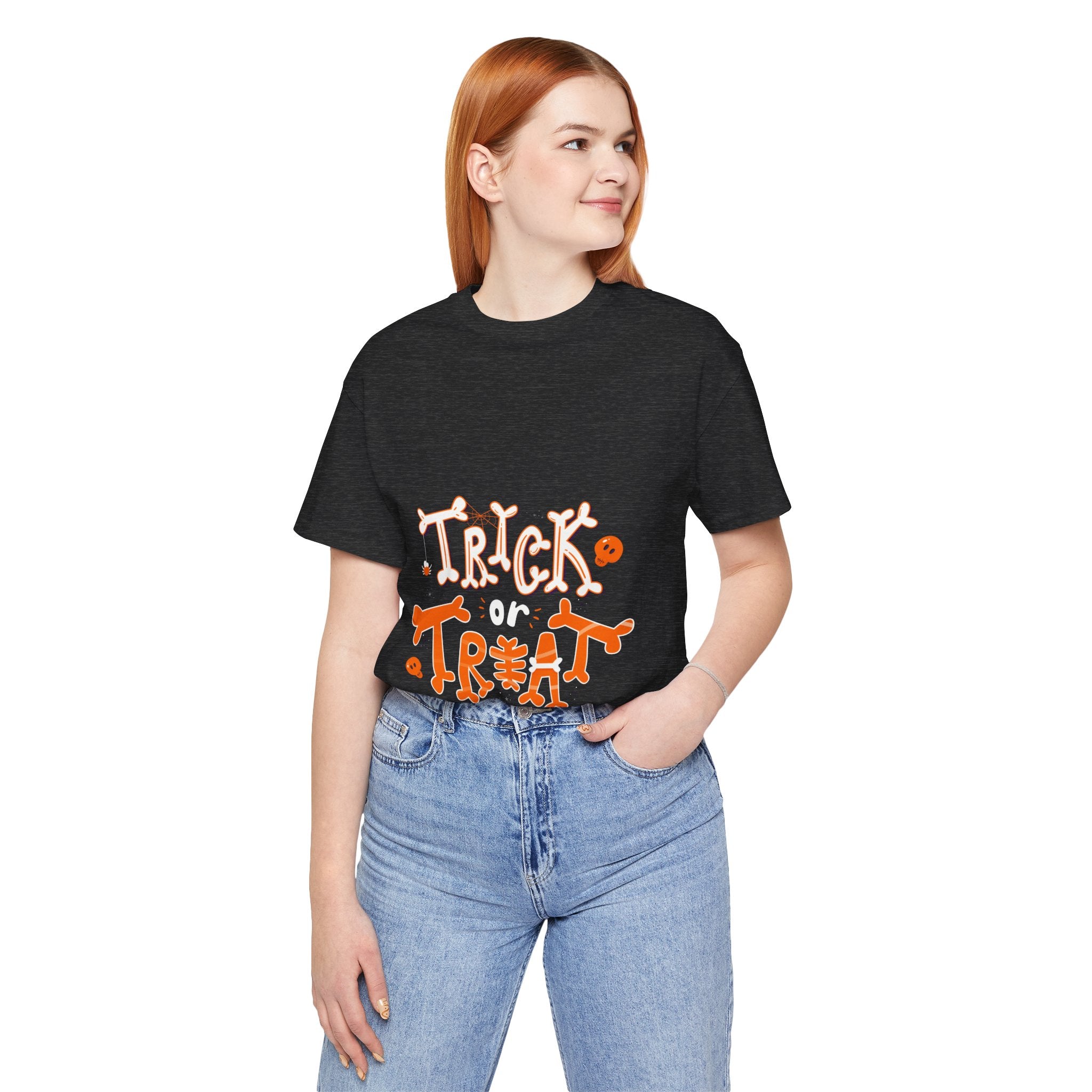 Halloween Trick or Treat  | Unisex Jersey Short Sleeve Tee
