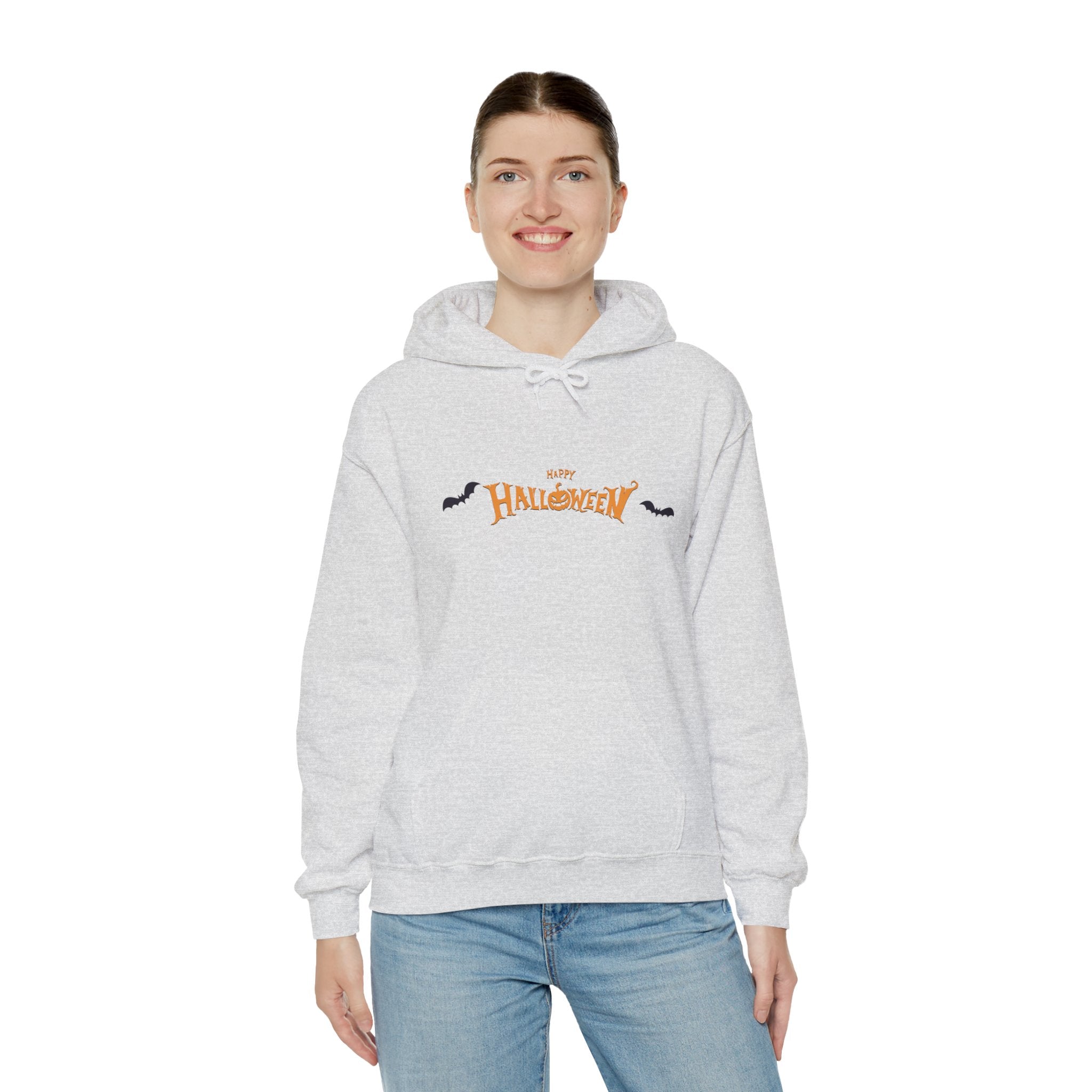 Halloween with Bats | Unisex Heavy Blend Hooded Sweatshirt