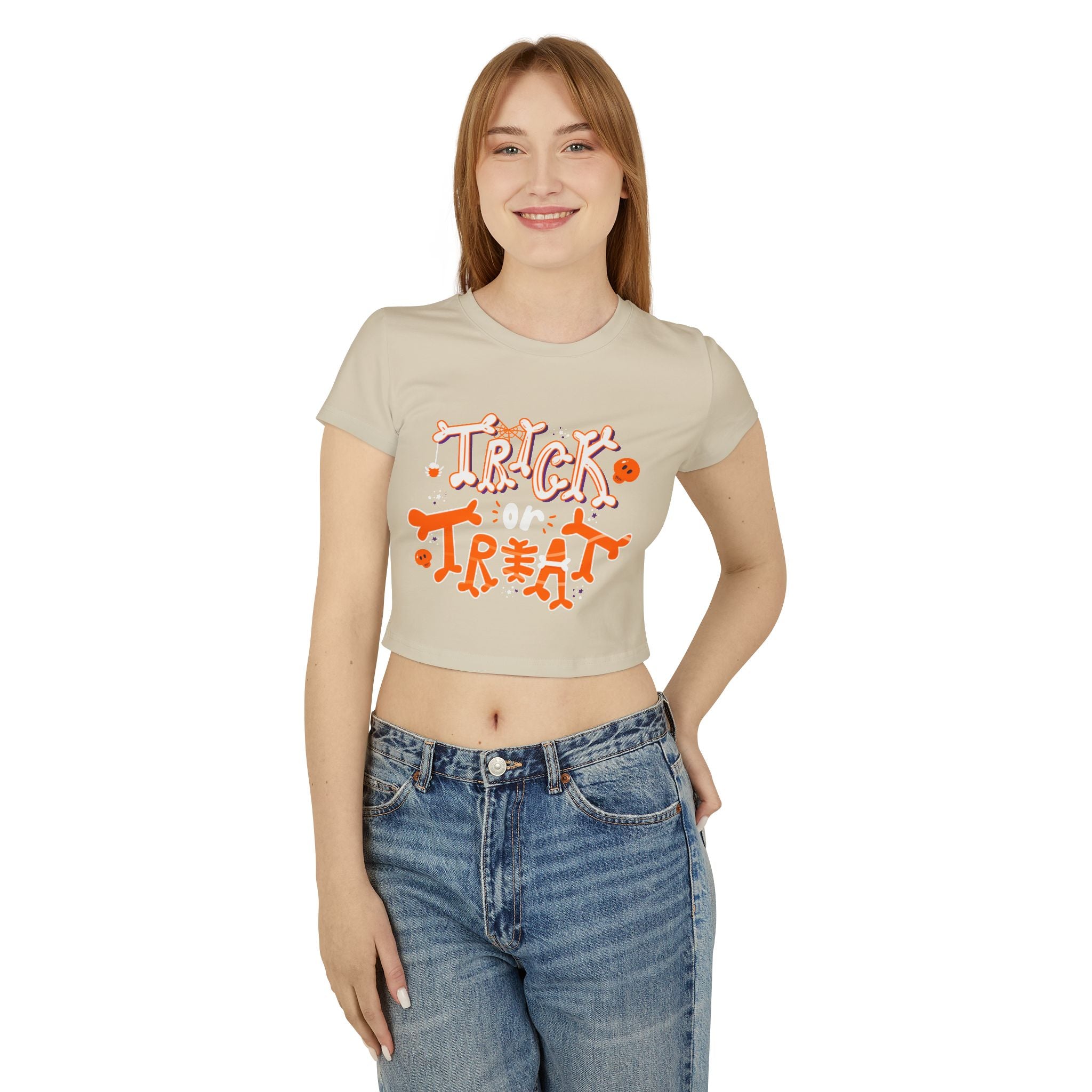 Halloween Trick or Treat | Women's Baby Tee