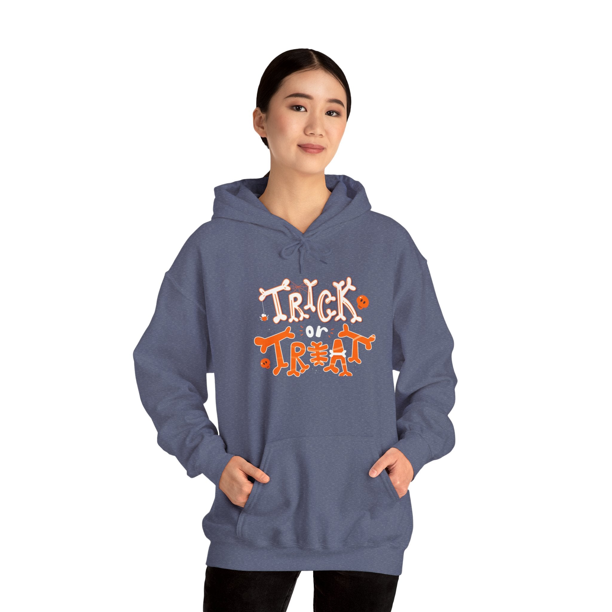 Halloween Trick or Treat  | Unisex Heavy Blend Hooded Sweatshirt