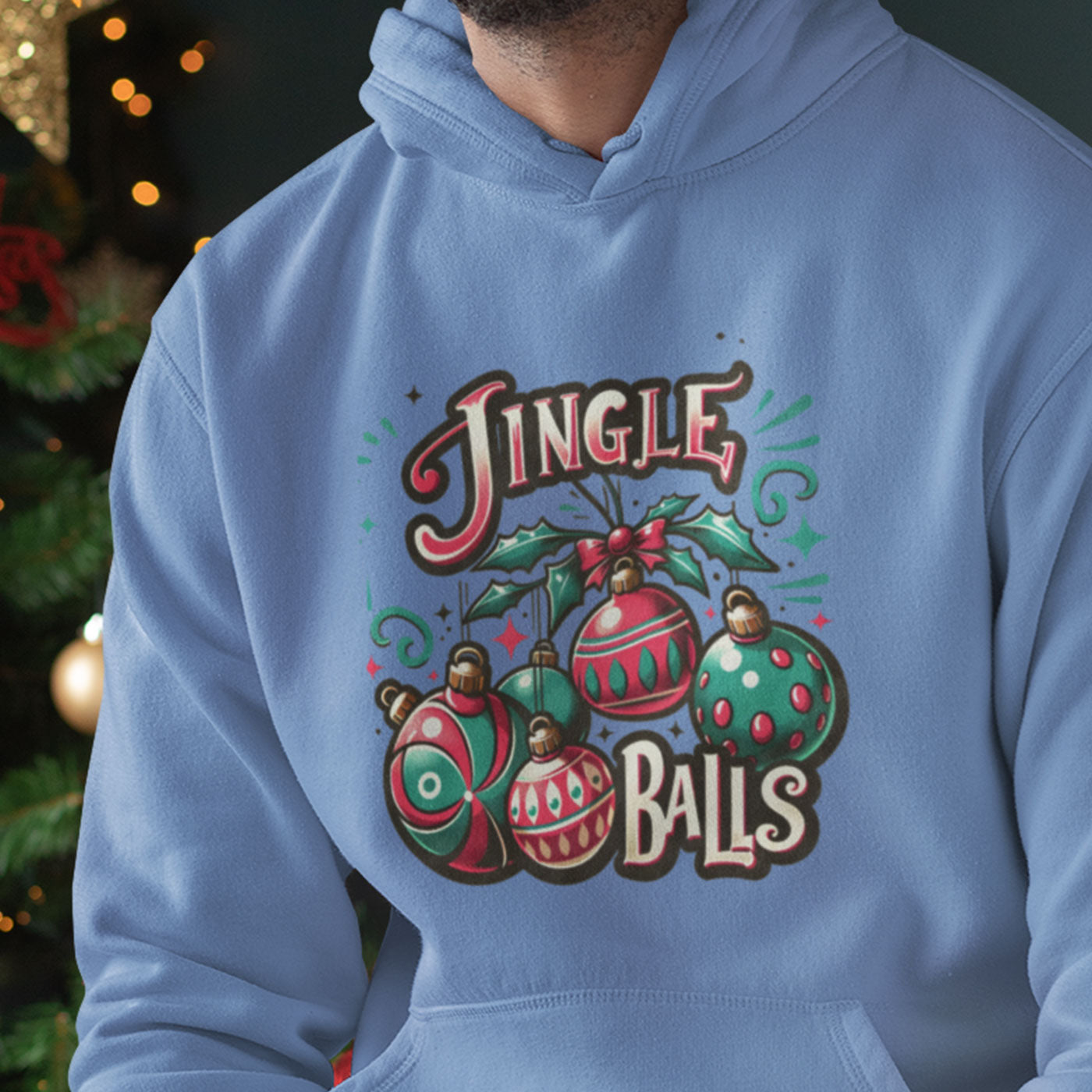 Jingle Balls | Fun and Festive Christmas | Unisex Hoodie
