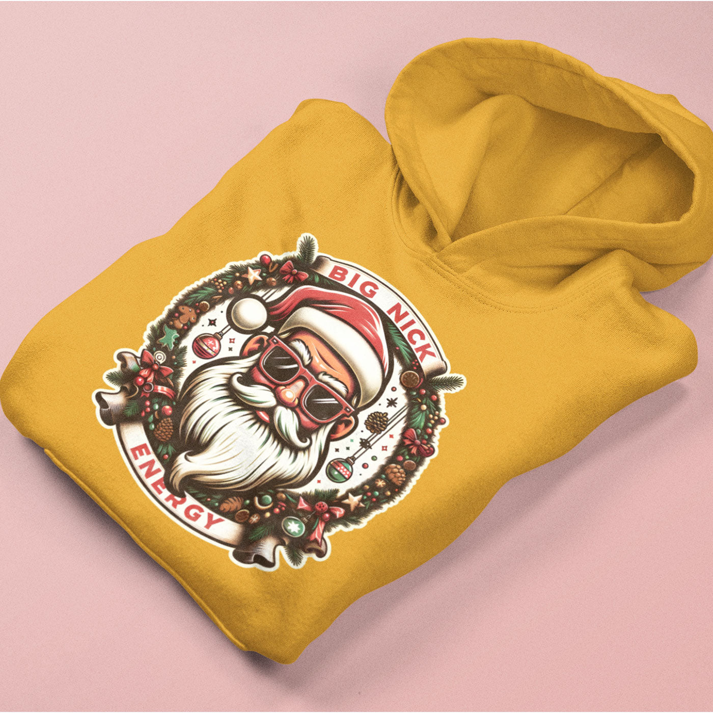 Big Nick Energy | Cool Santa Claus Christmas | Unisex Hoodie