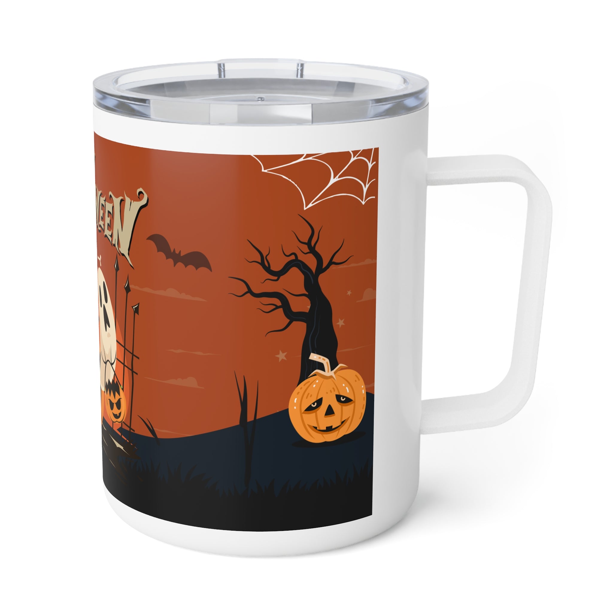 Happy Halloween with Pumpkin | Insulated Coffee Mug