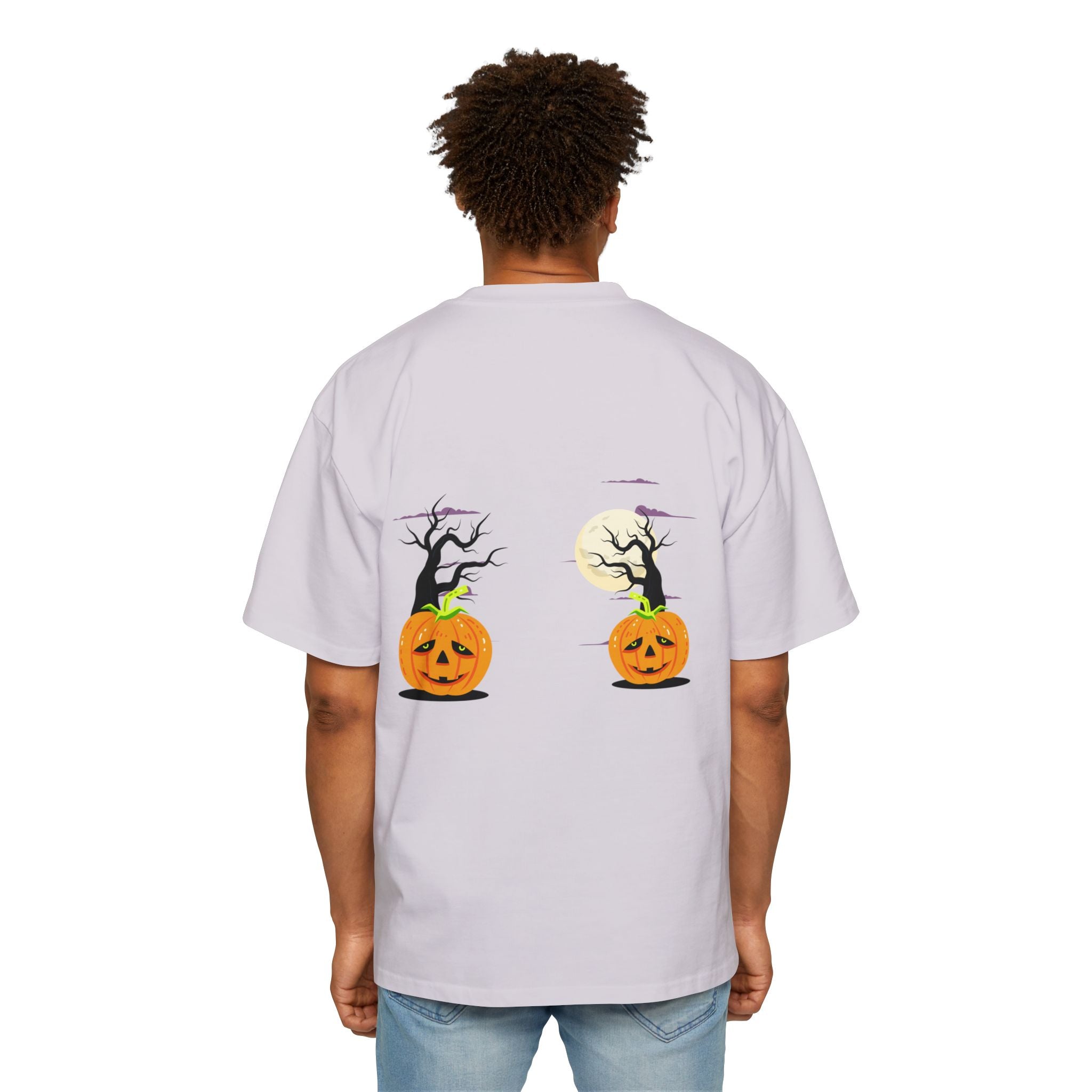 Halloween is Better with Cats | Men's Heavy Oversized Tee
