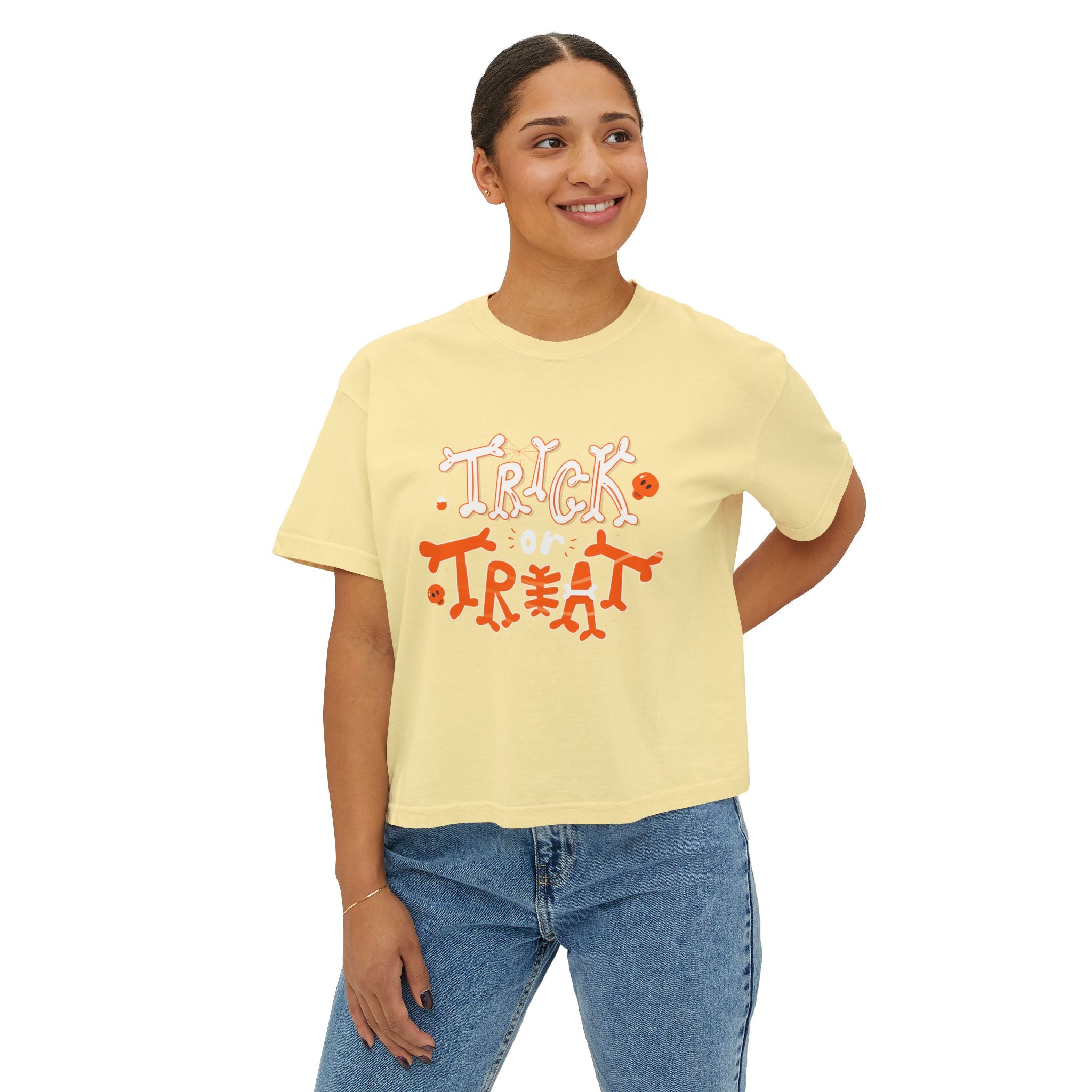 Halloween Trick or Treat | Women's Boxy Tee