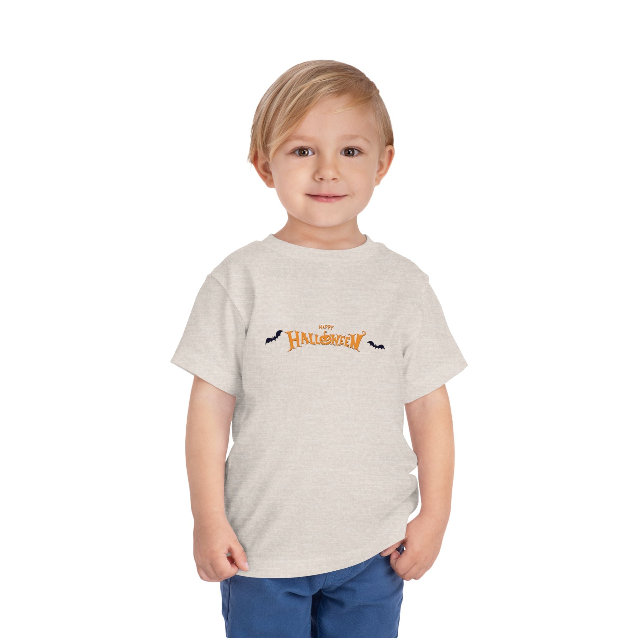 Halloween with Bats | Toddler Short Sleeve Tee