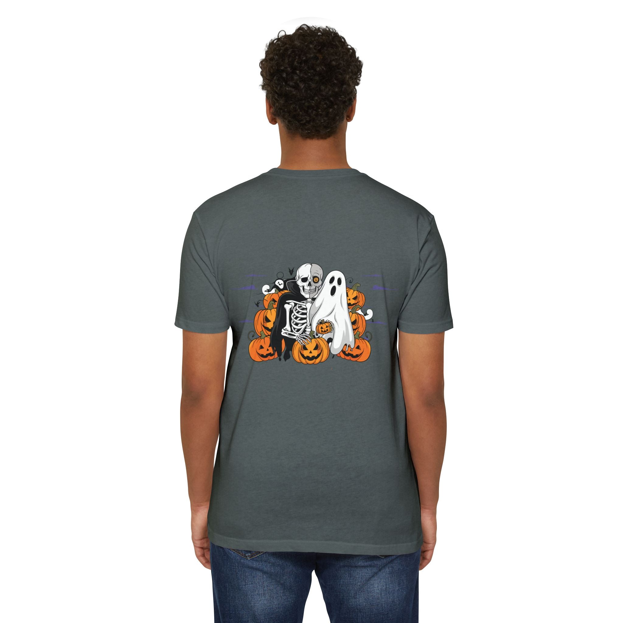 Halloween with Bats | Unisex CVC Jersey T-shirt