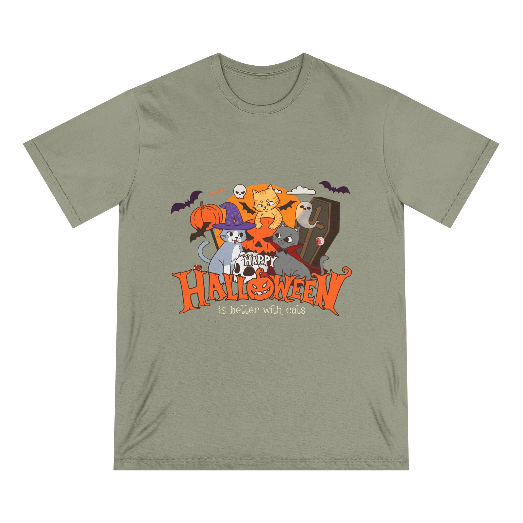 Halloween is Better with Cats | Organic Staple T-shirt