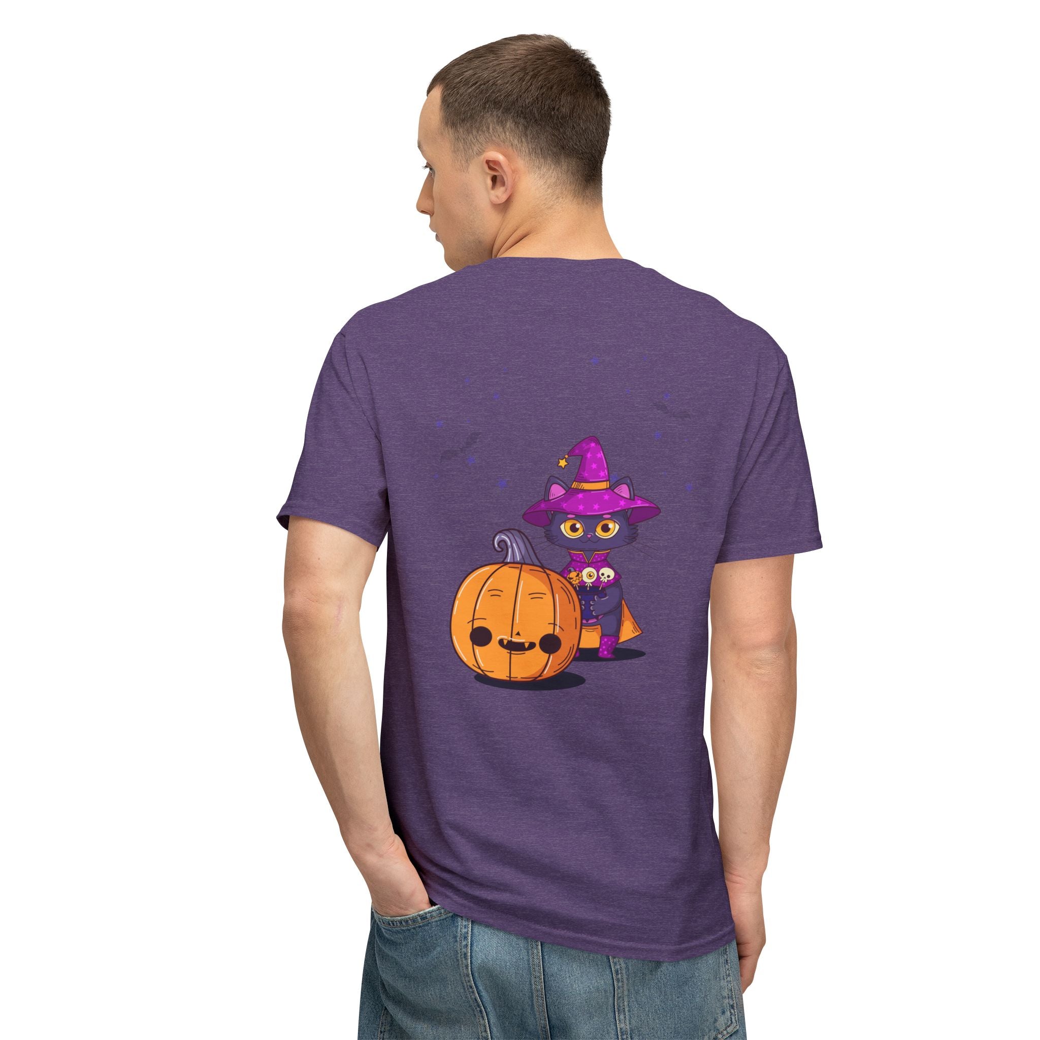 Halloween with Witch's Cats | Unisex HD Cotton™ T-shirt