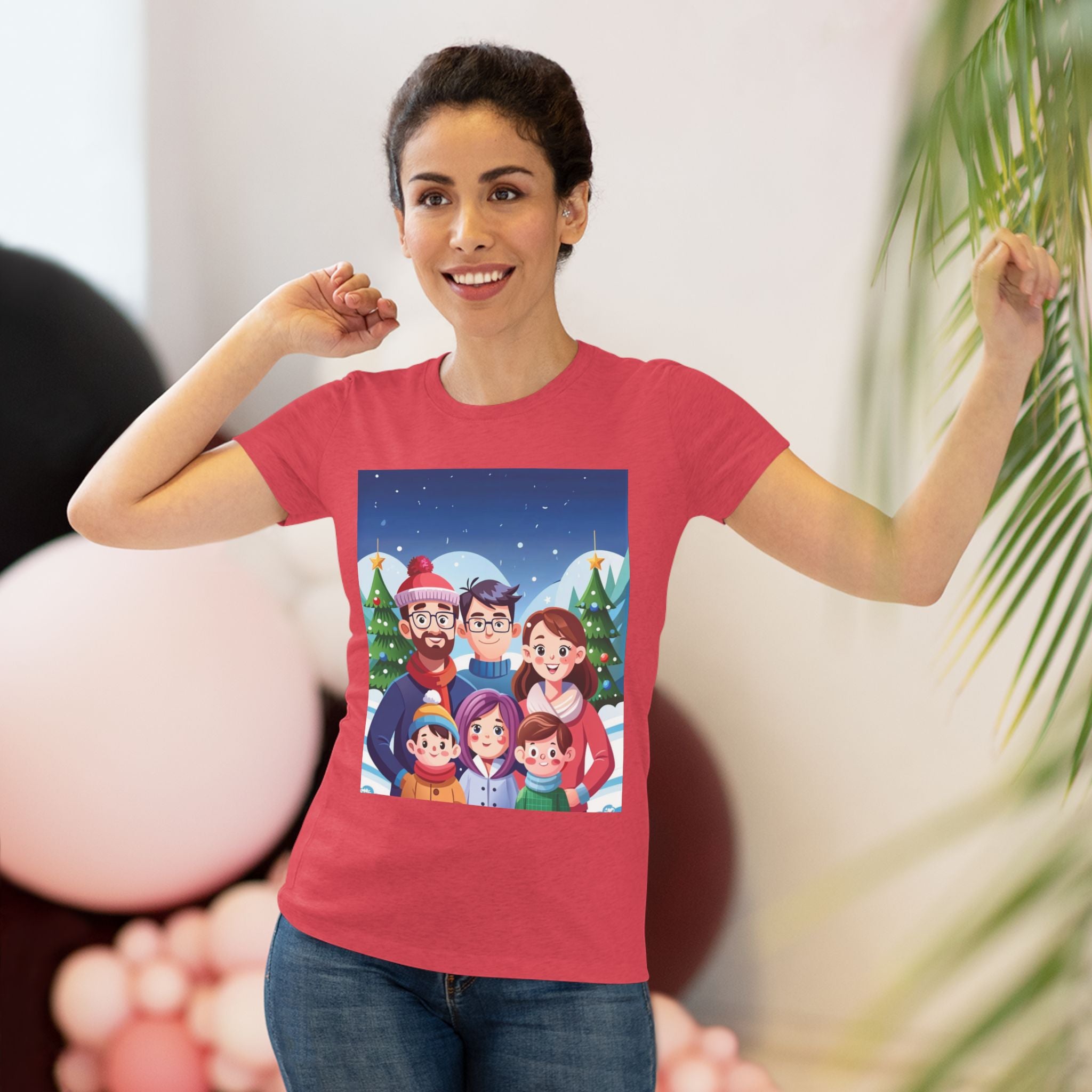 HAPPY CHRISTMAS DAY Women's Triblend Tee