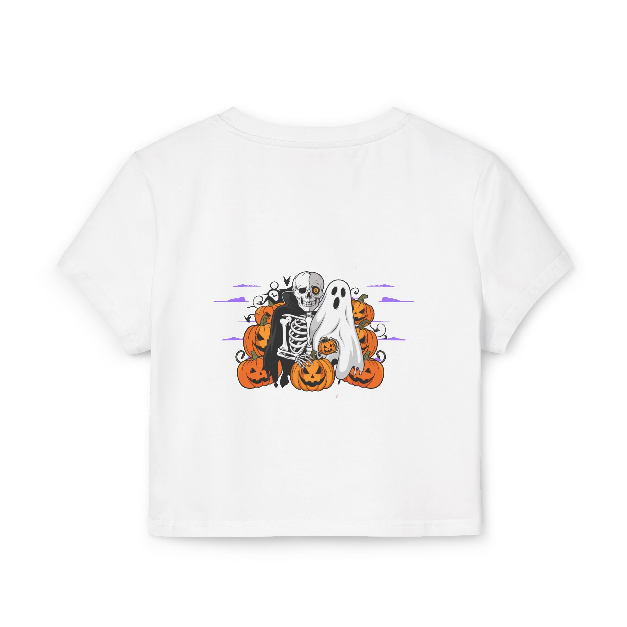 Halloween with Bats | Women's Baby Tee