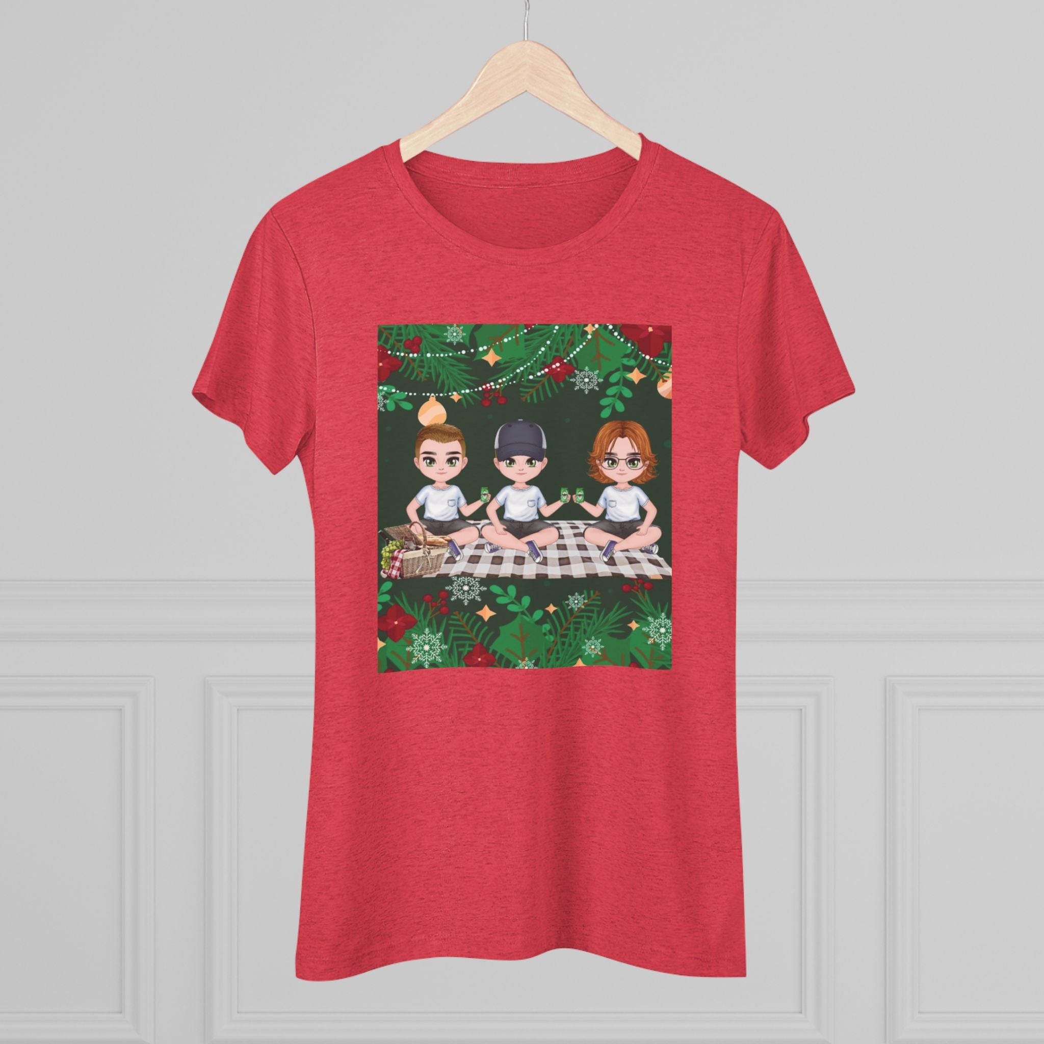 HAPPY CHRISTMAS DAY Women's Triblend Tee