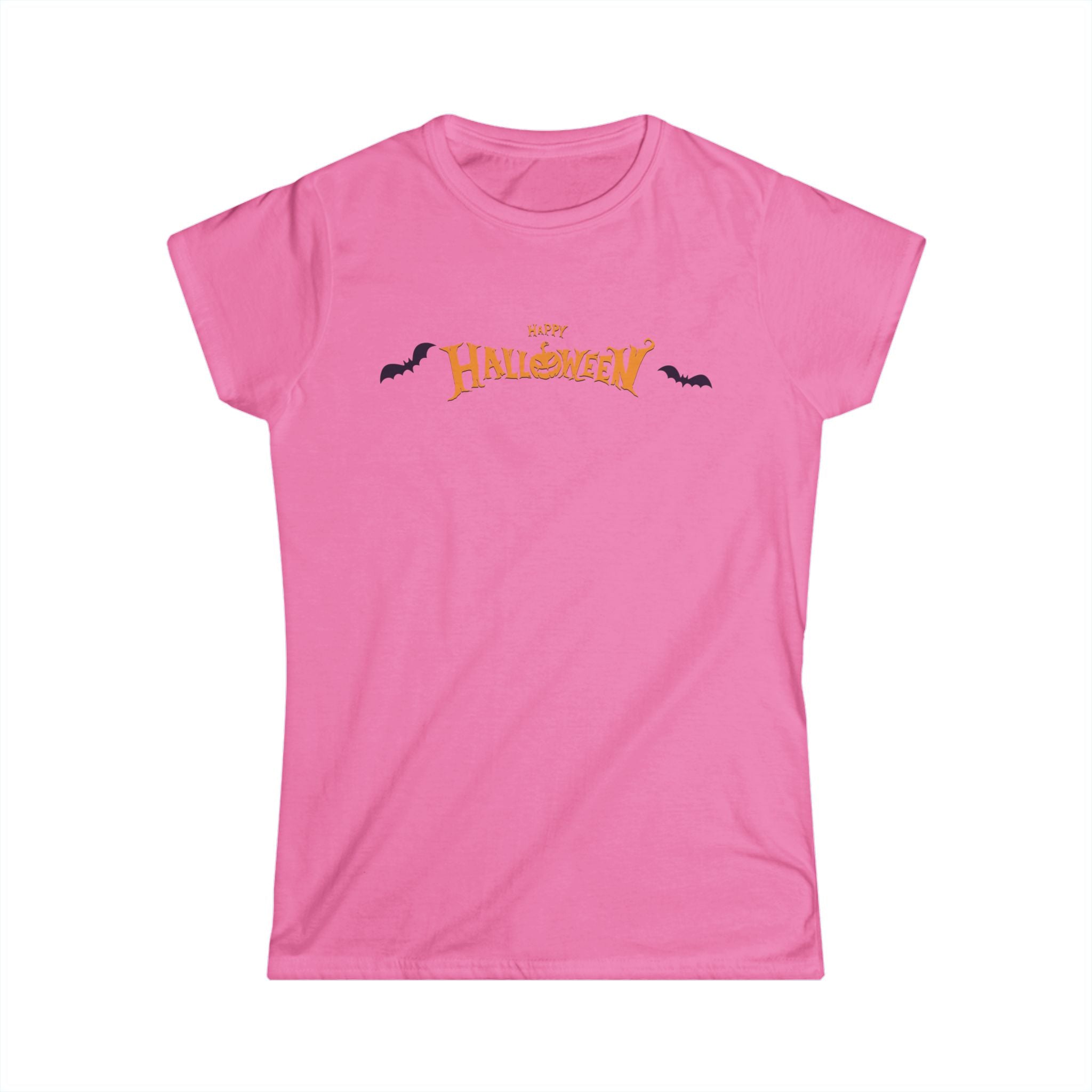 Halloween with Bats | Women's Softstyle Tee