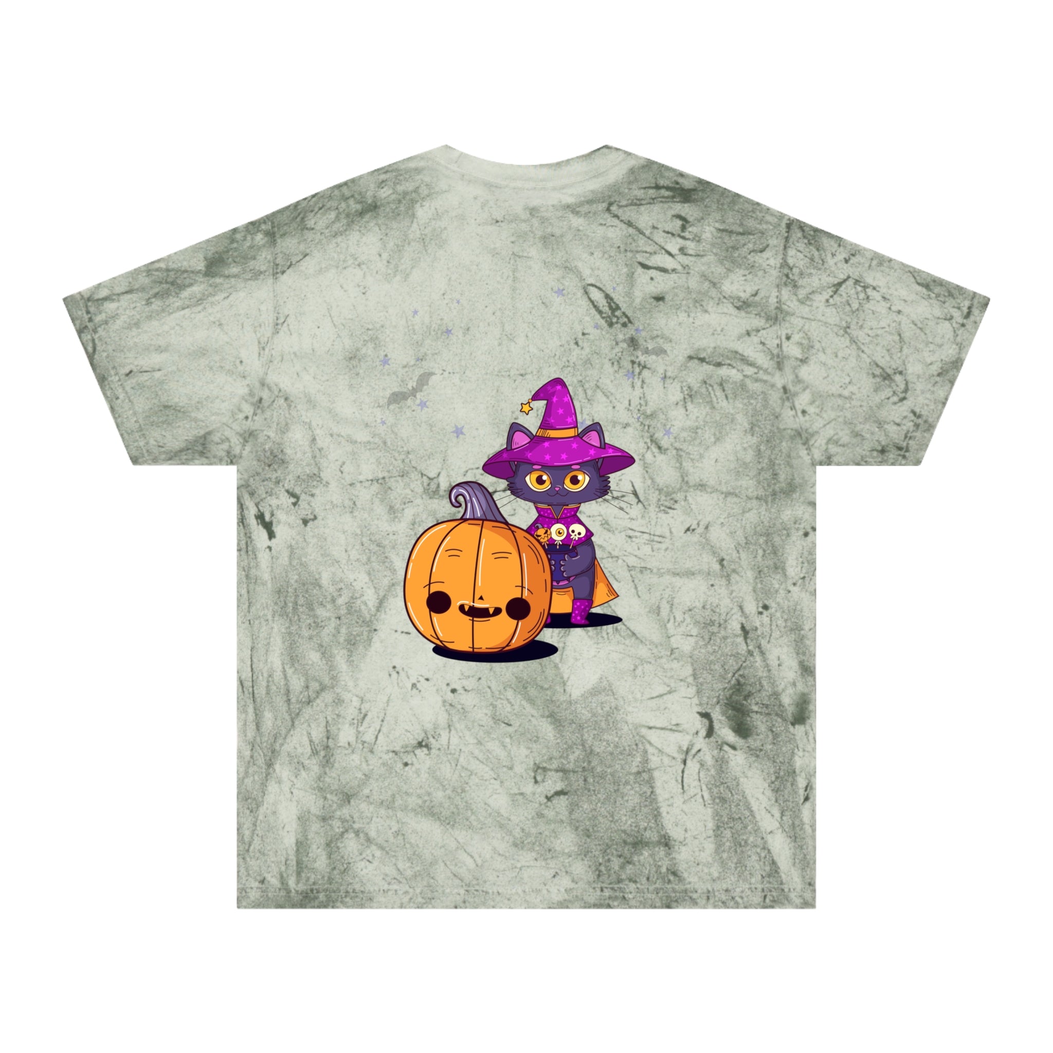 Halloween with Witch's Cats | Unisex Color Blast T-Shirt