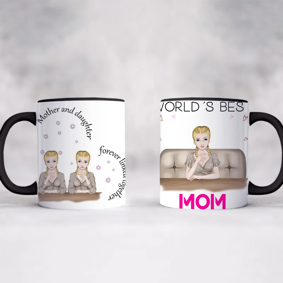 World Best Mom | Accent Mugs