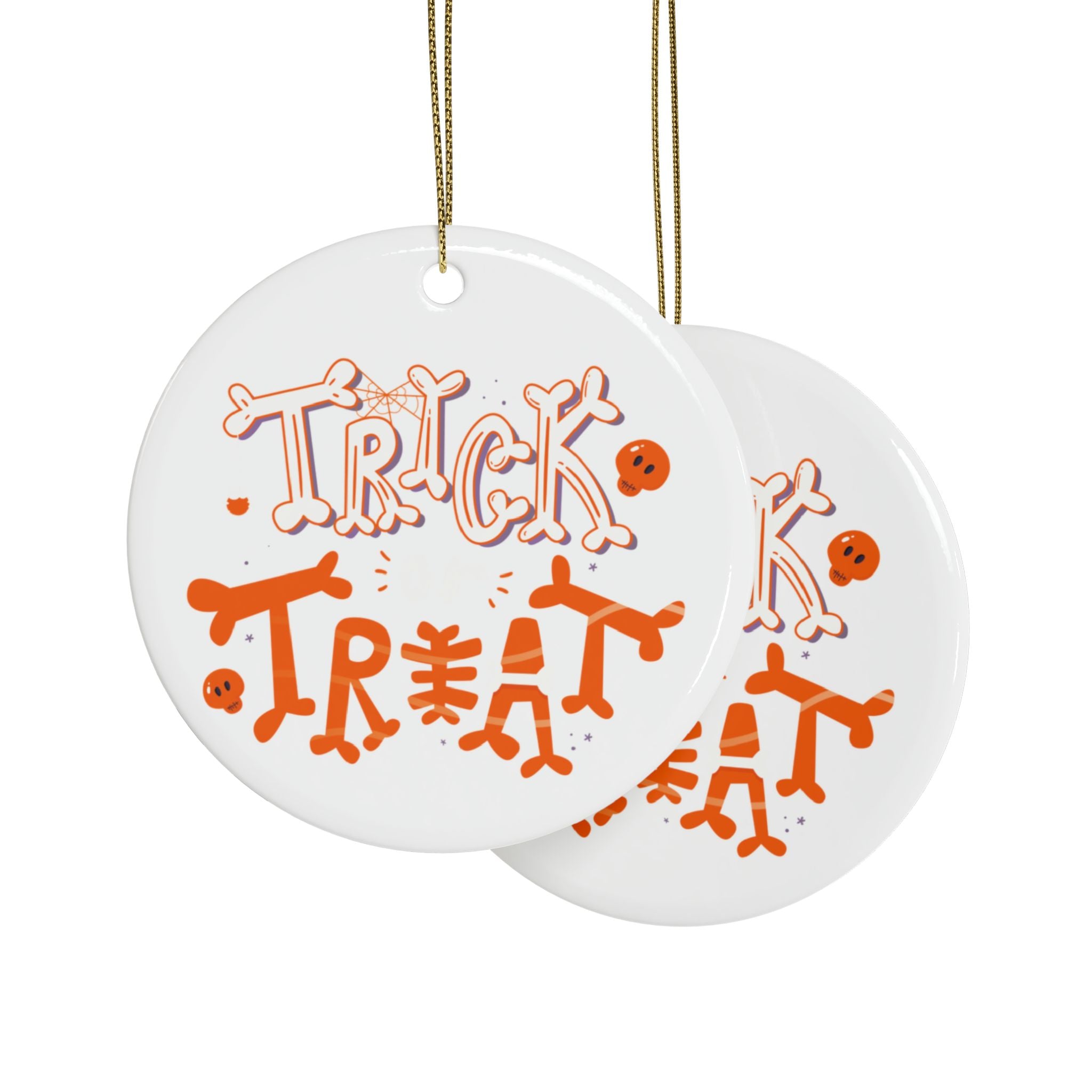 Halloween Trick or Treat | Ceramic Ornaments
