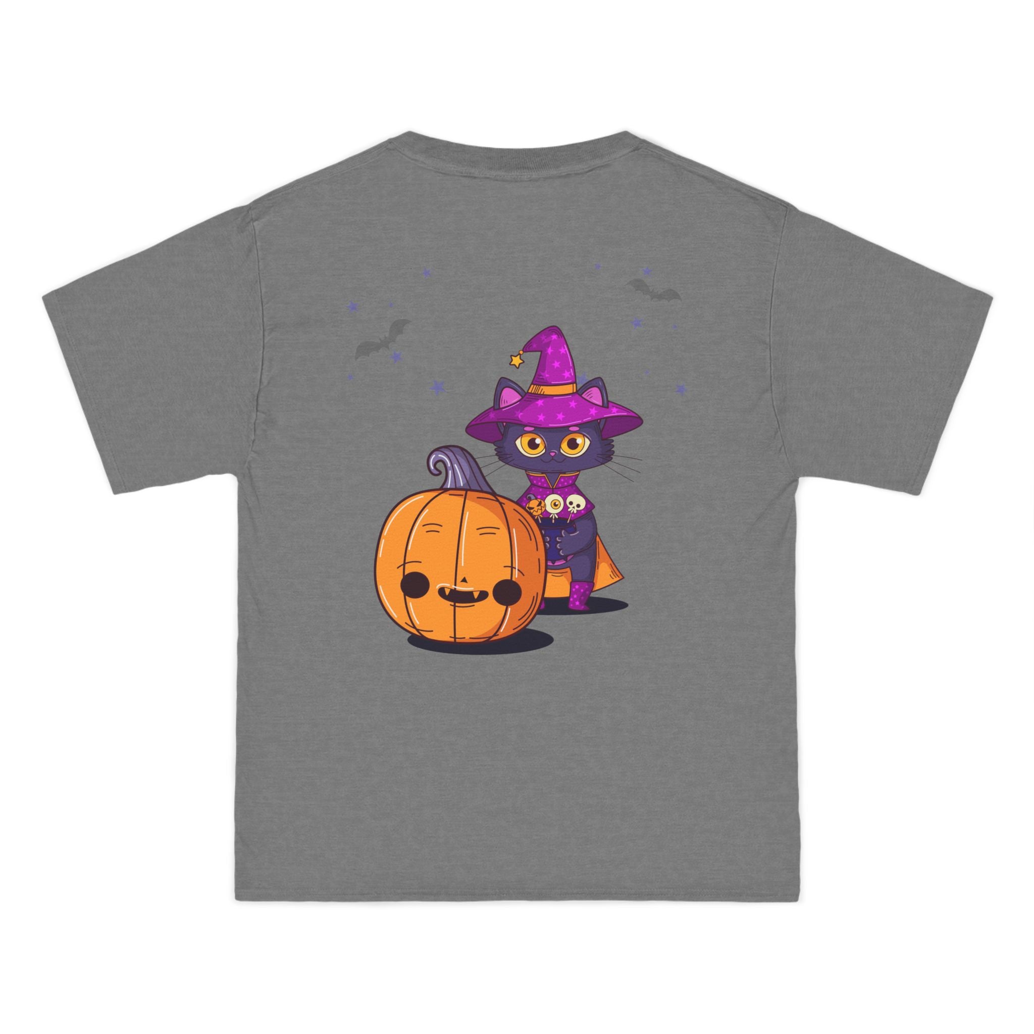 Halloween with Witch's Cats | Beefy-T®  Short-Sleeve T-Shirt
