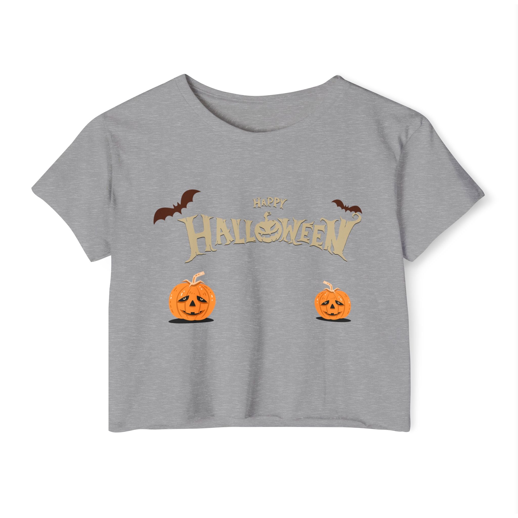 Halloween with Pumpkins | Women's Festival Crop Top