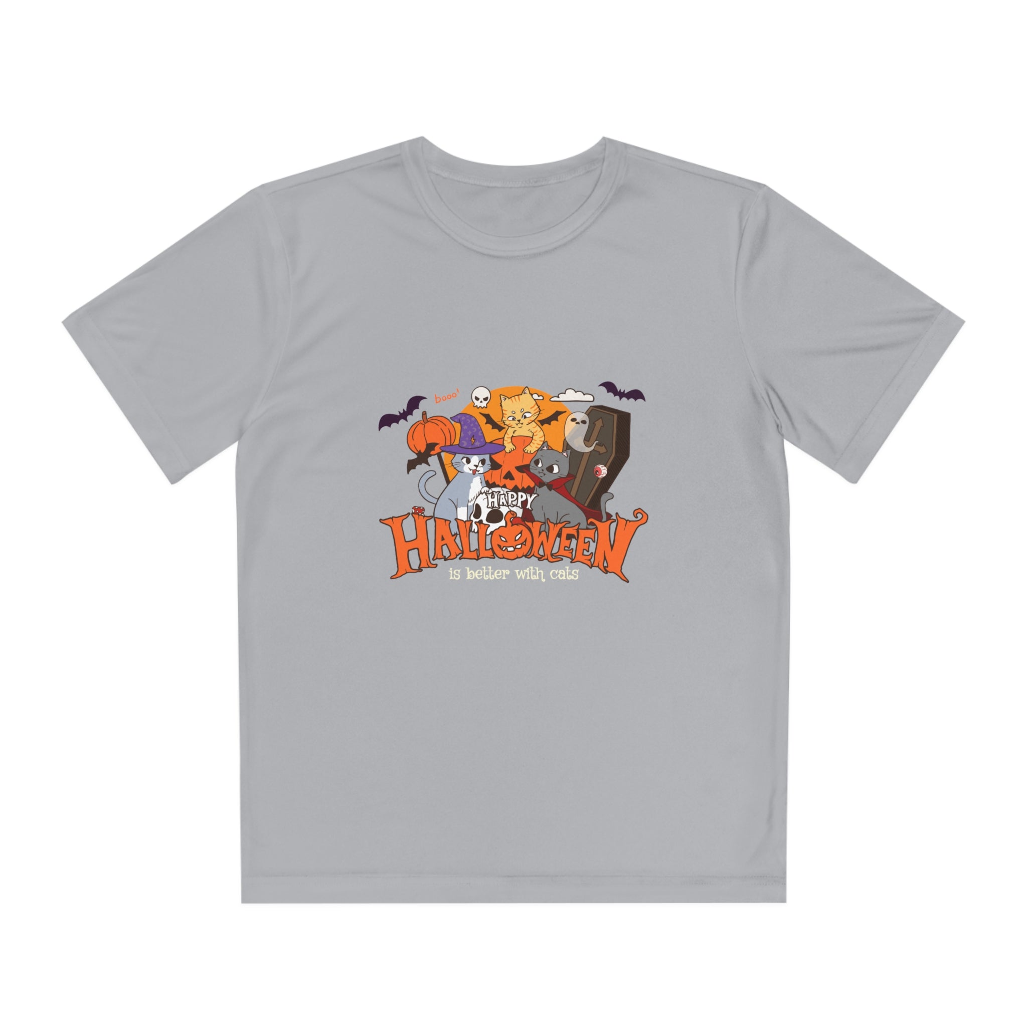 Halloween is Better with Cats | Youth Competitor Tee