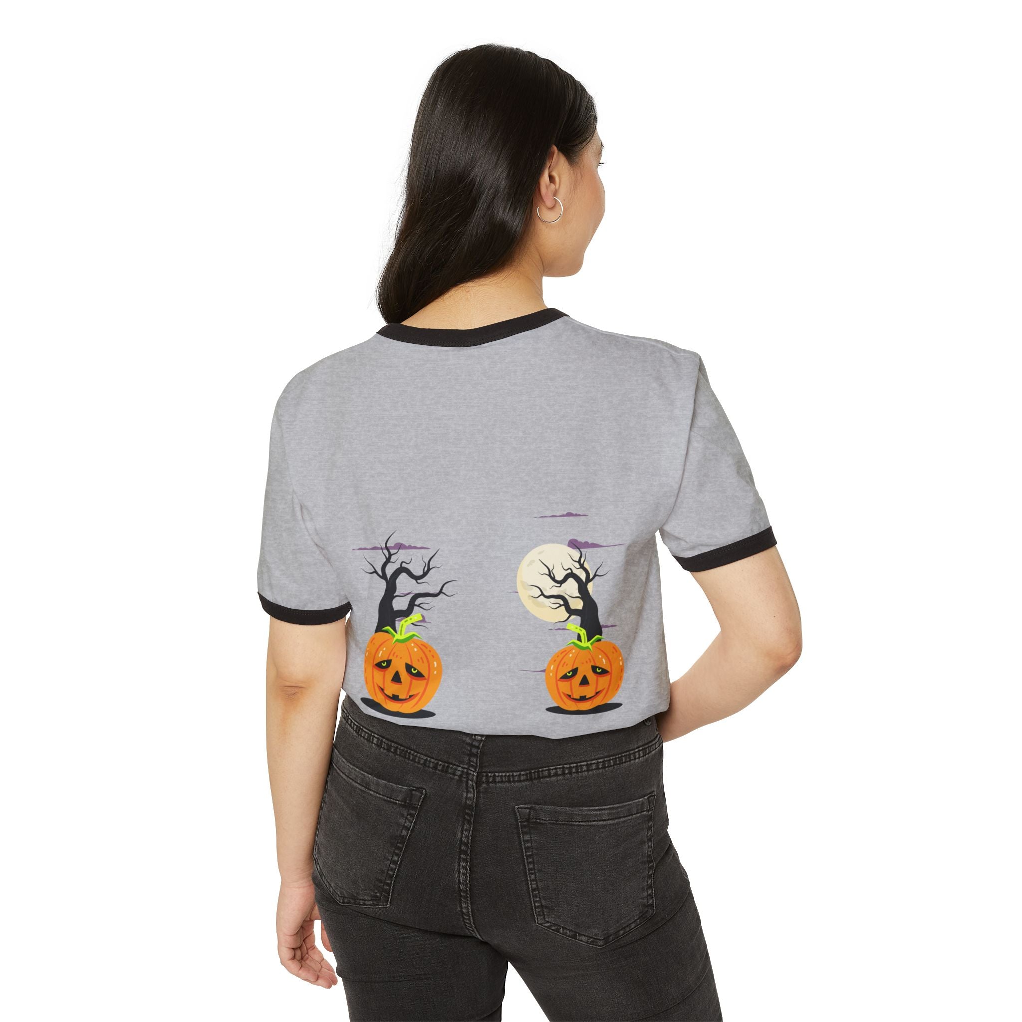 Halloween is Better with Cats | Unisex Cotton Ringer T-Shirt