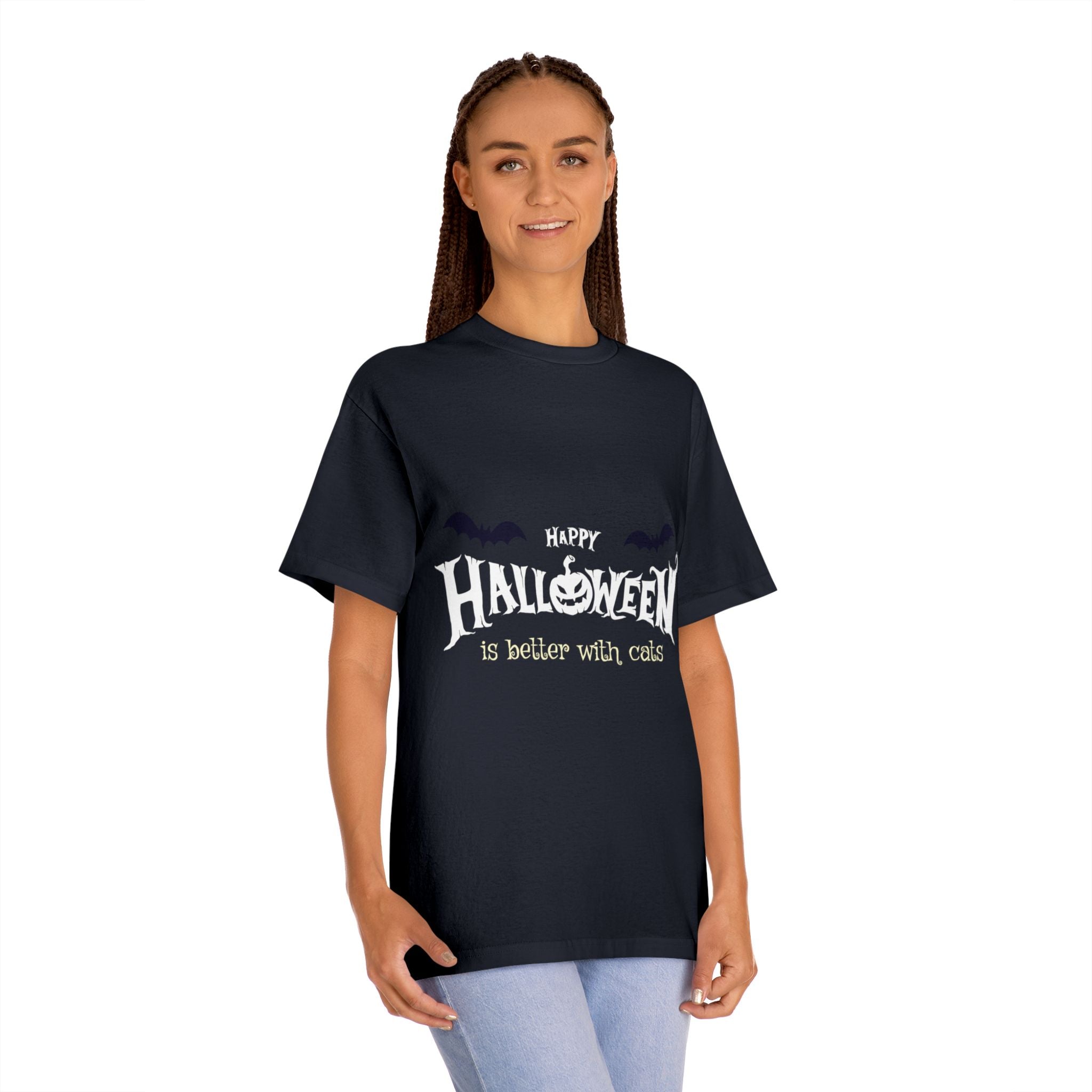 Halloween with Witch's Cats | Unisex Classic Tee