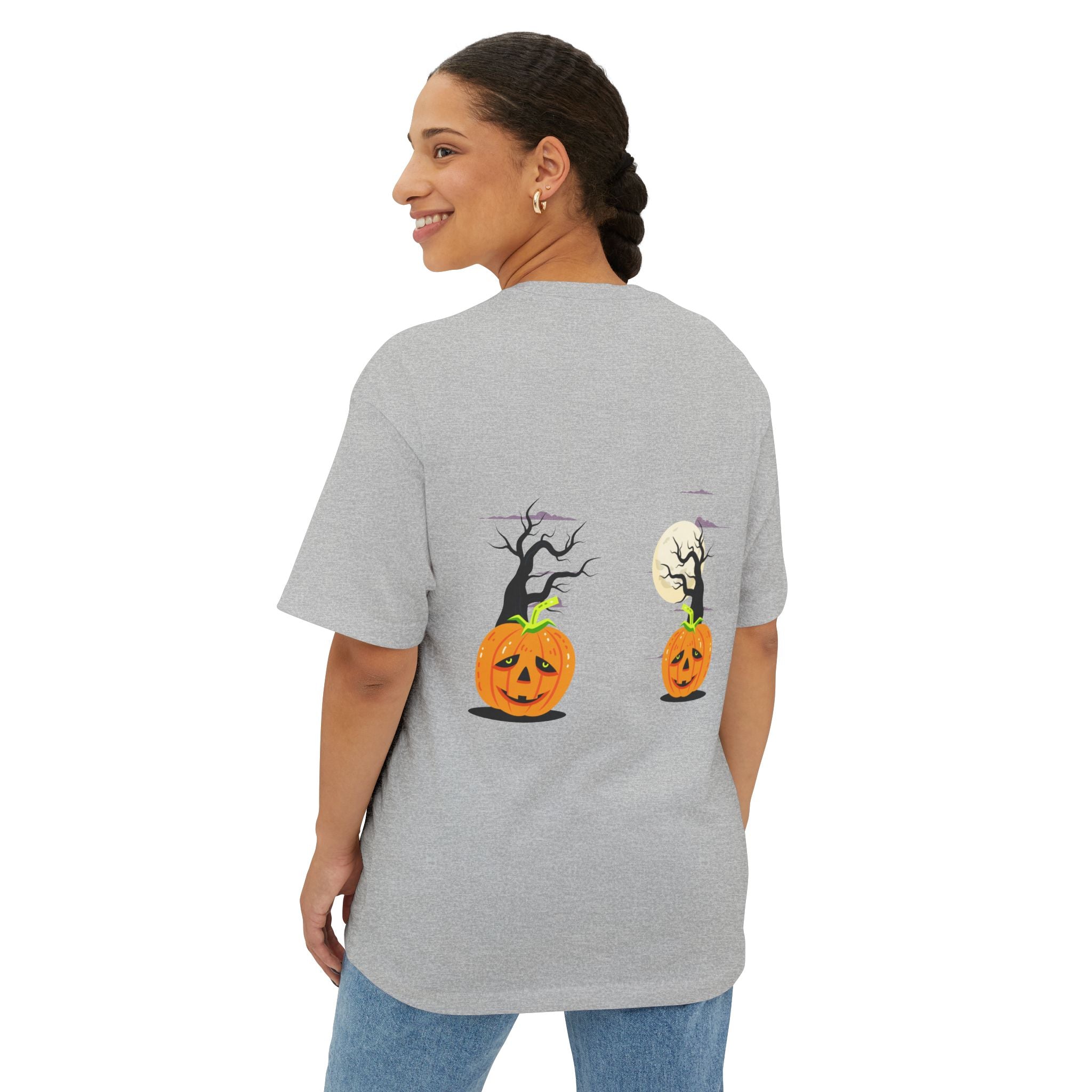 Halloween is Better with Cats | Unisex Oversized Boxy Tee