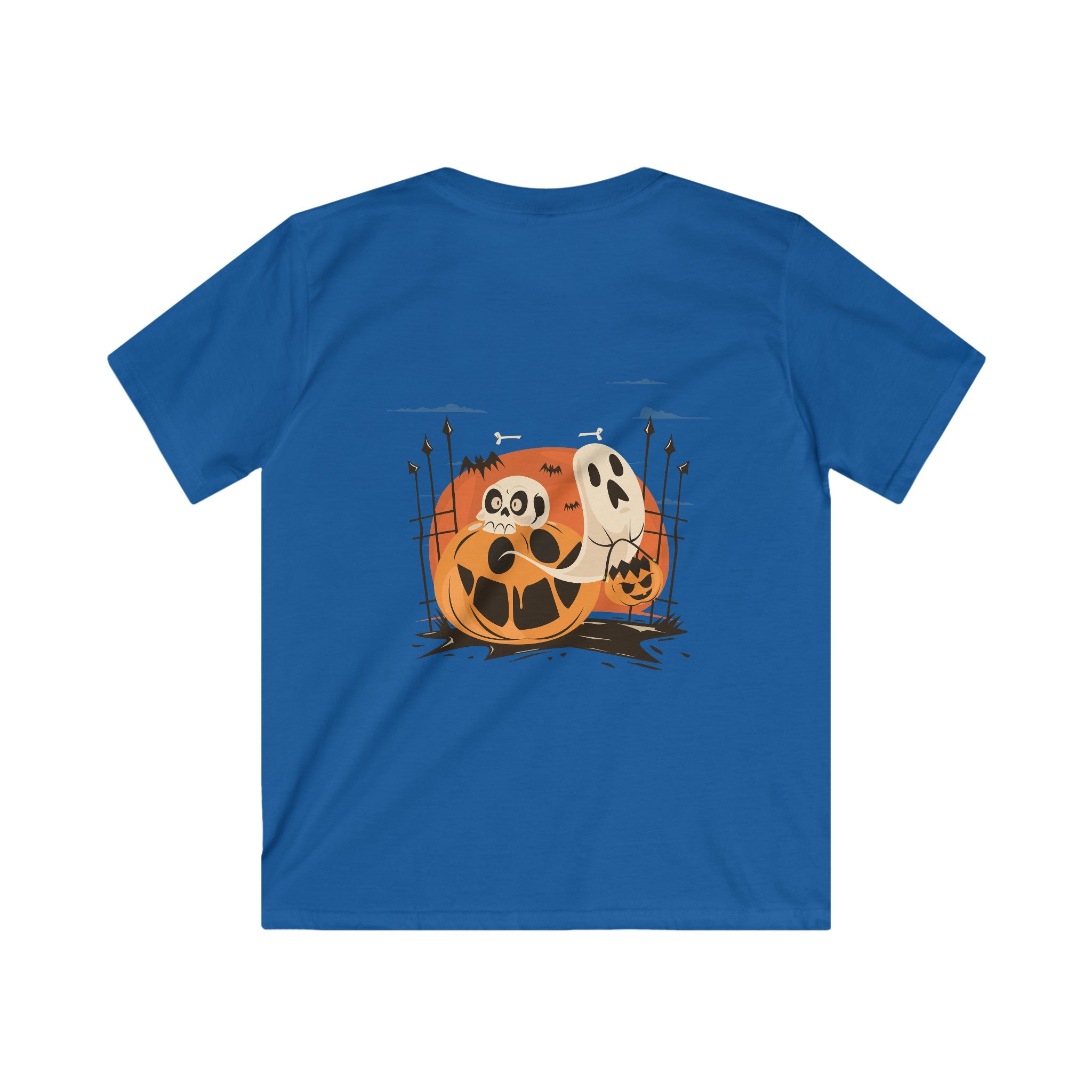 Halloween with Pumpkins | Kids Softstyle Tee