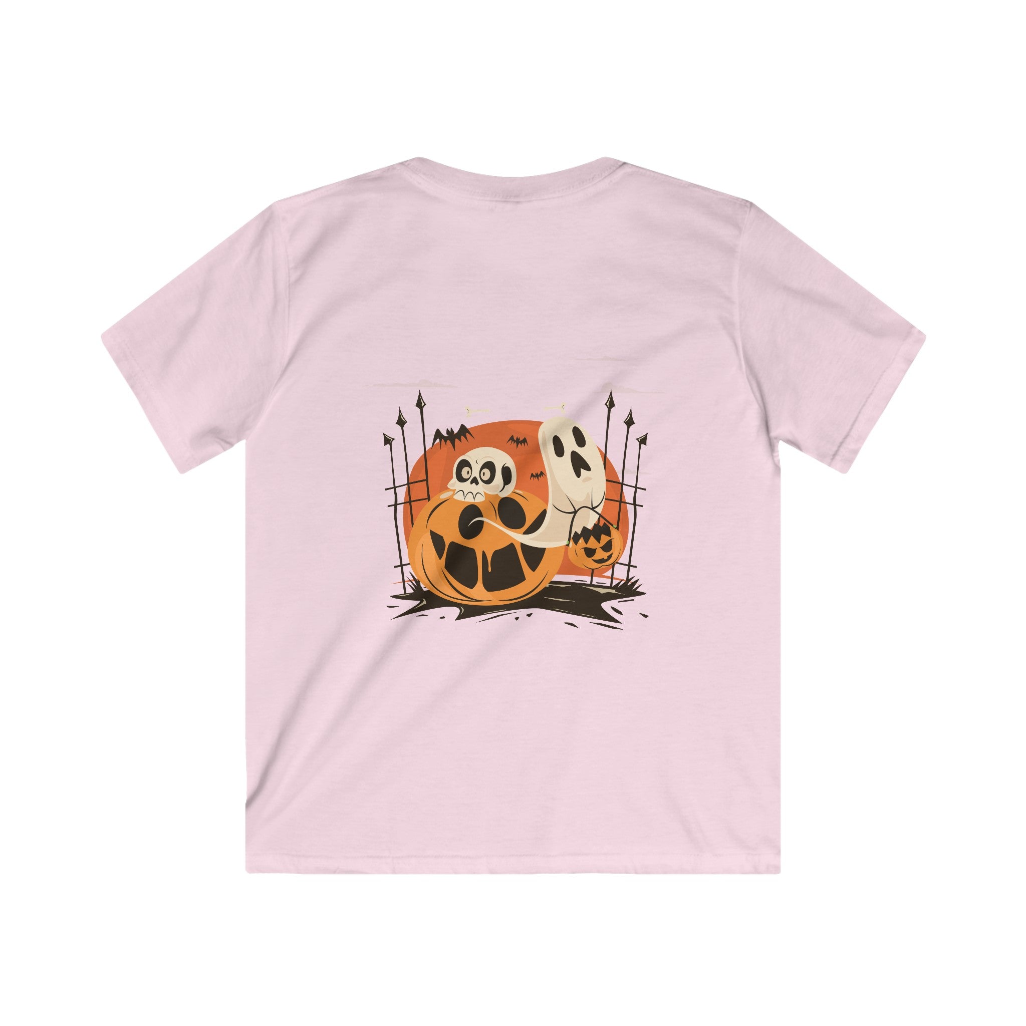 Halloween with Pumpkins | Kids Softstyle Tee