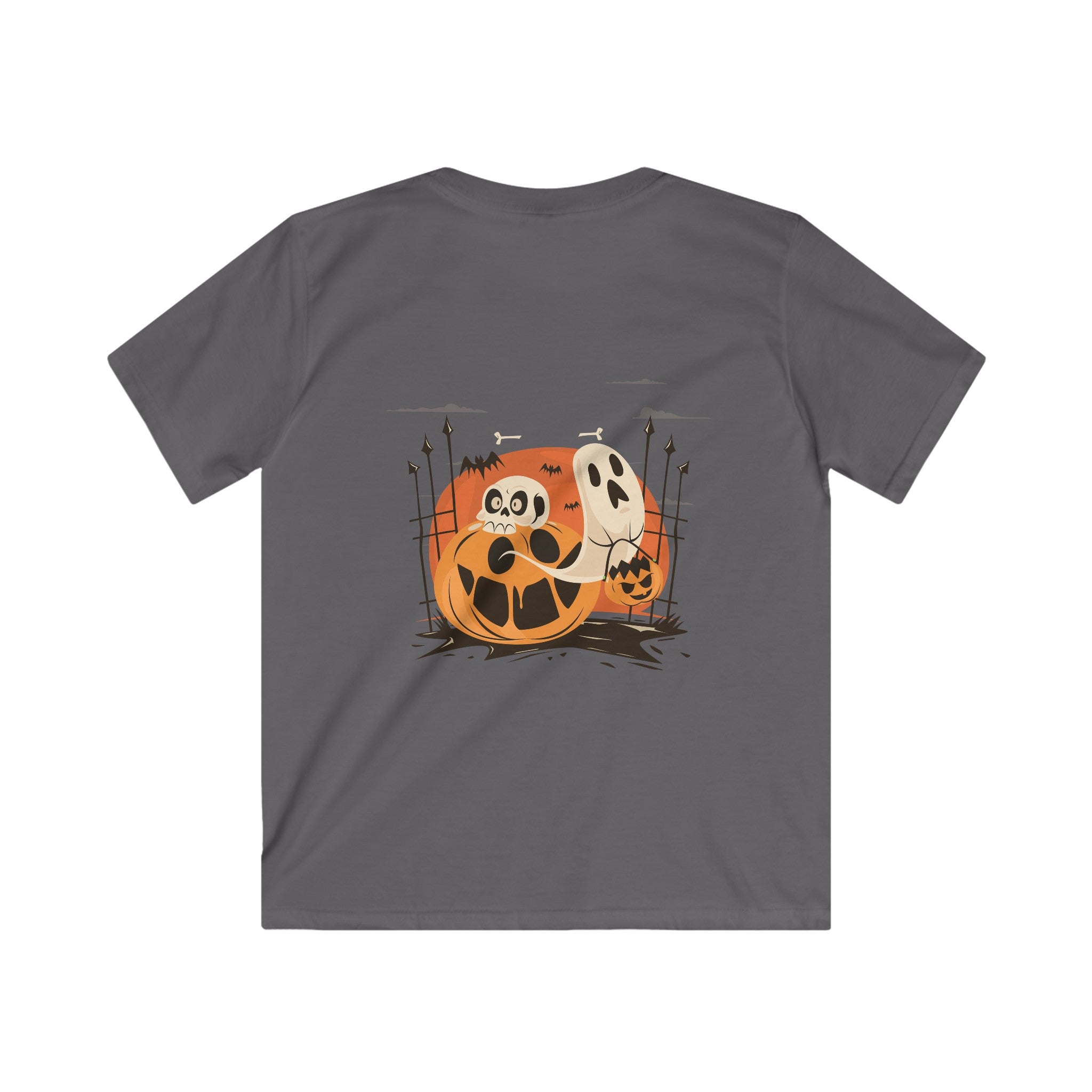 Halloween with Pumpkins | Kids Softstyle Tee