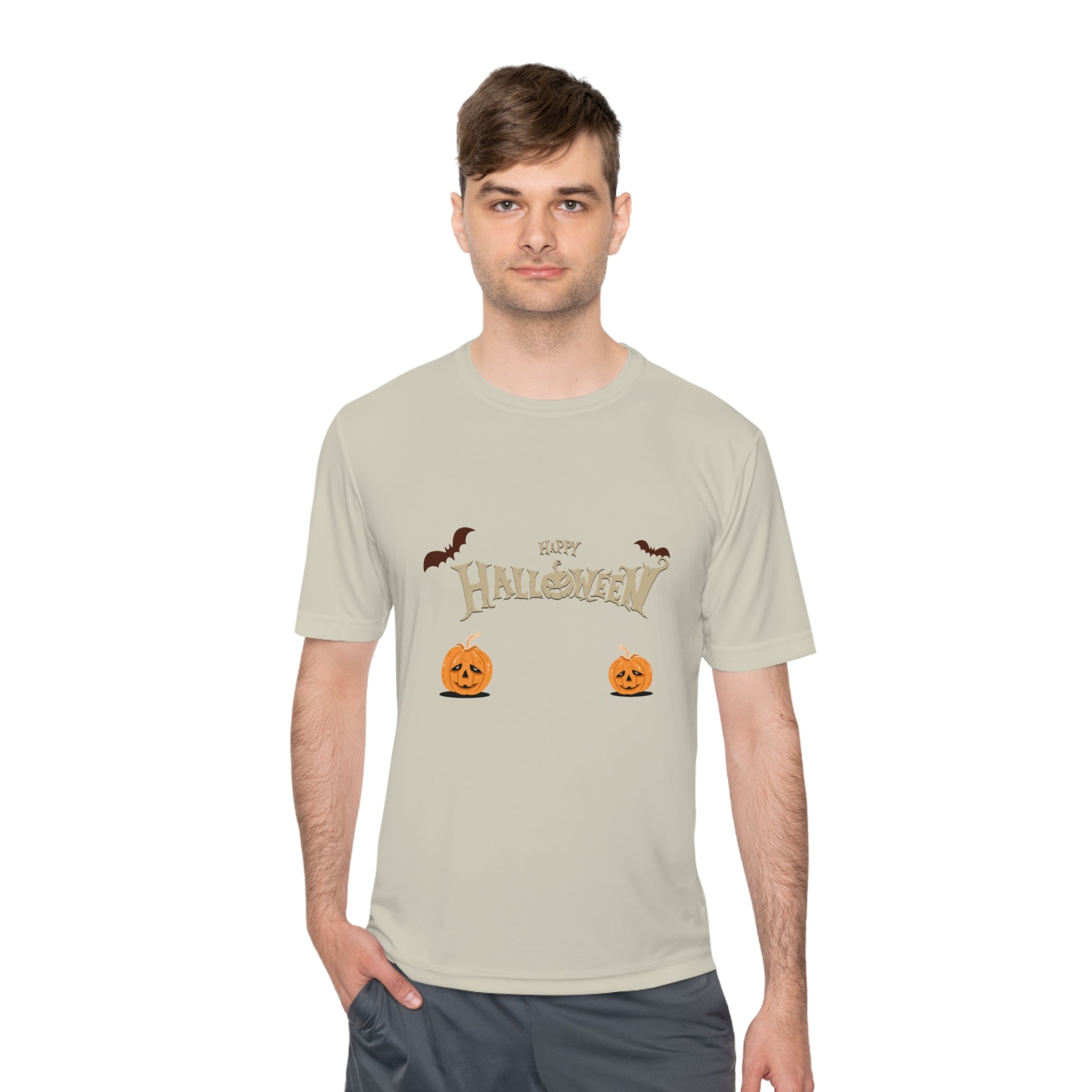Halloween with Pumpkins | Unisex Moisture Wicking Tee