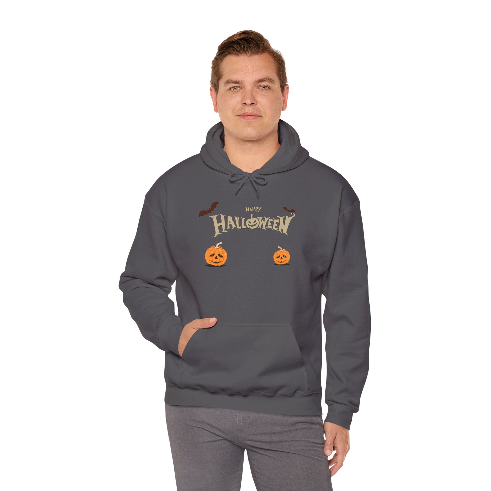 Halloween with Pumpkins | Unisex Heavy Blend Hooded Sweatshirt