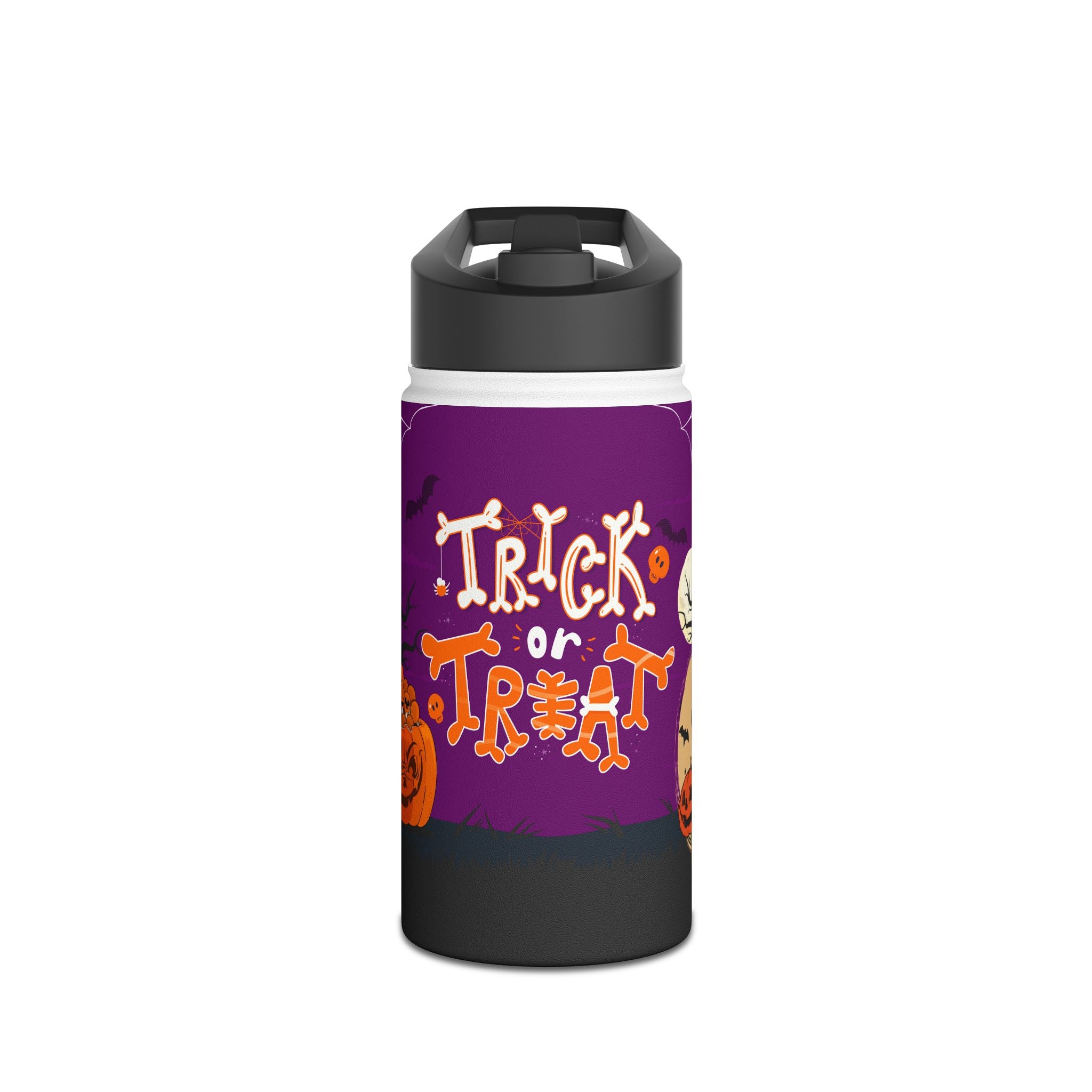 Halloween Trick or Treat | Stainless Steel Water Bottle, Standard Lid
