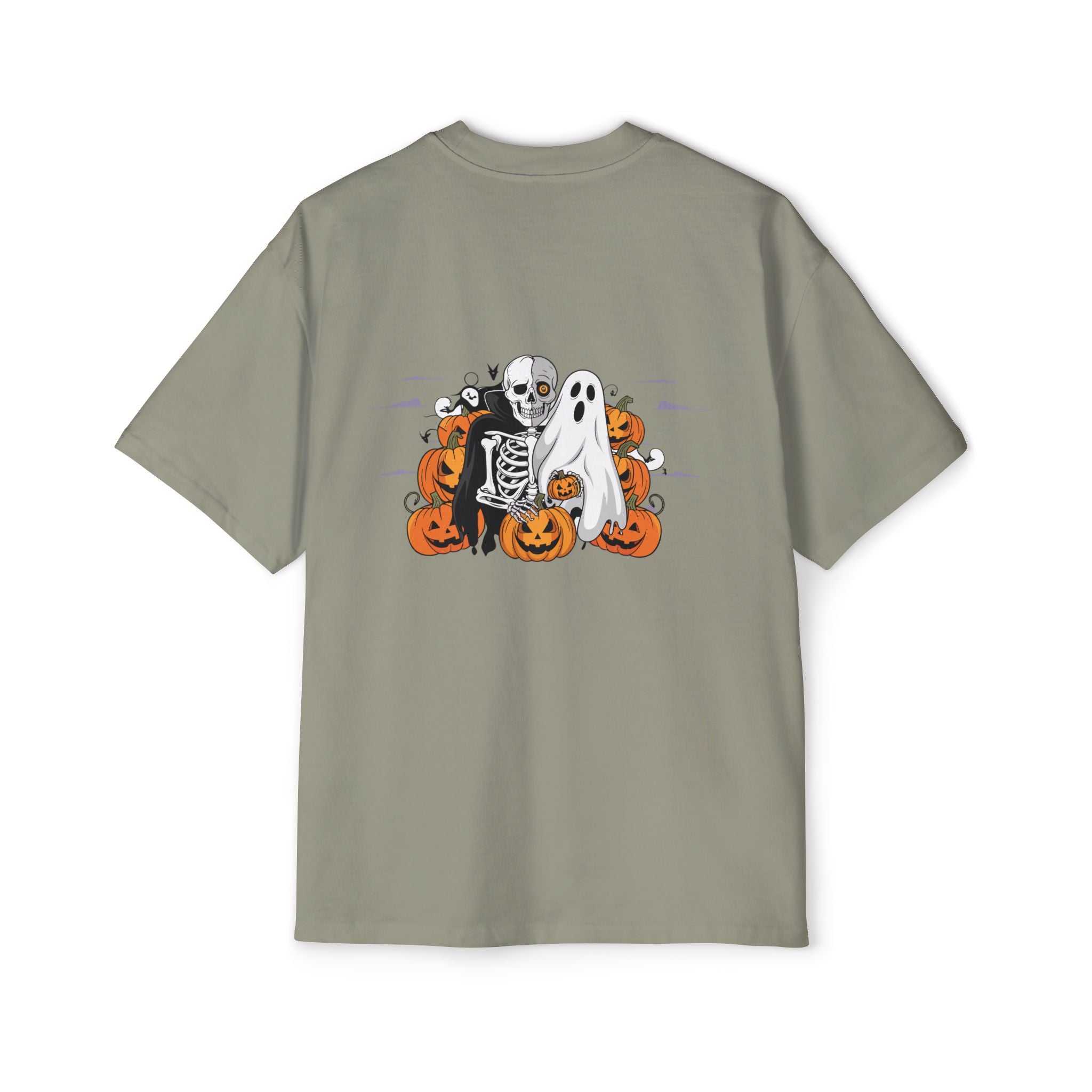 Halloween with Bats | Men's Heavy Oversized Tee
