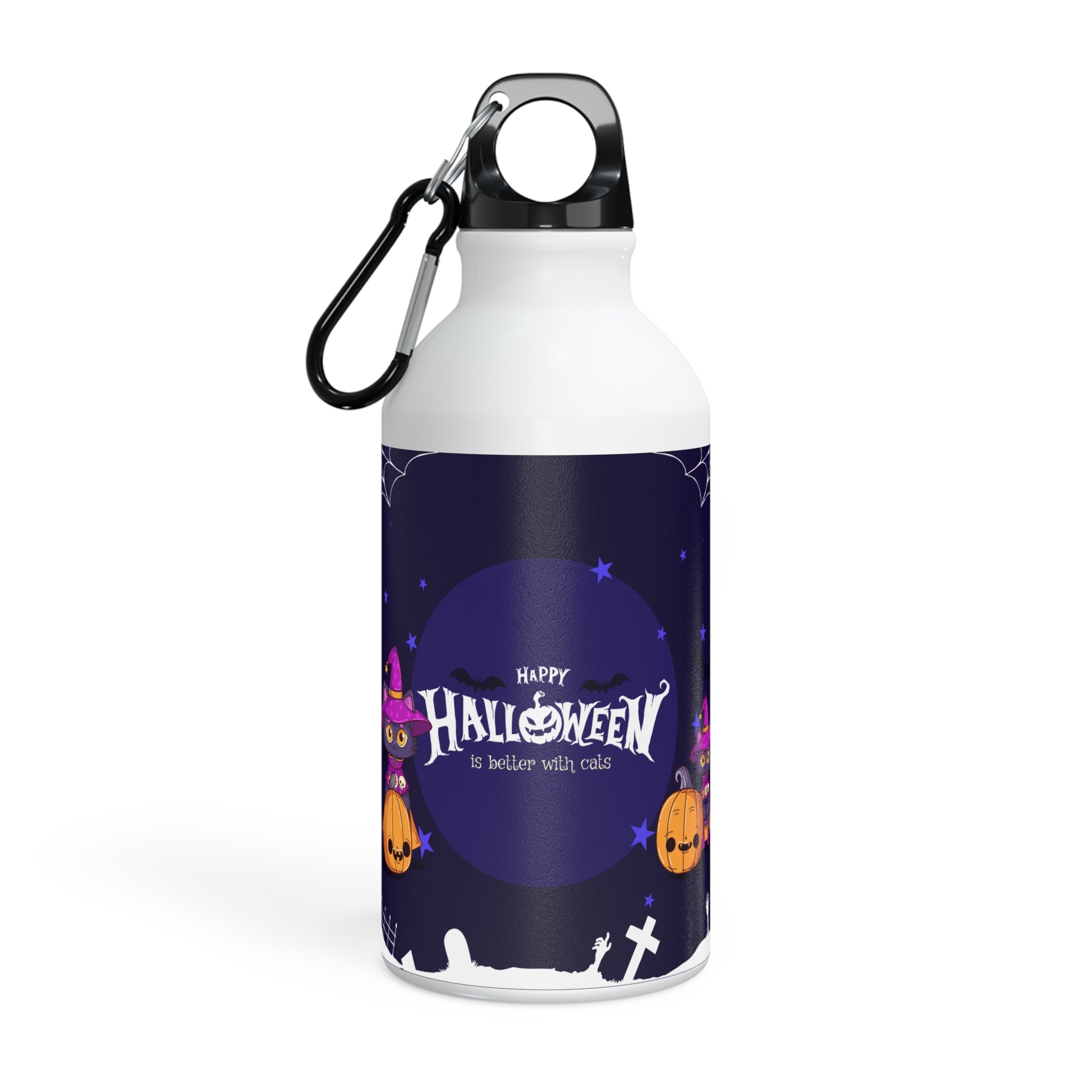 Happy Halloween with Witch's Cats | Oregon Sport Bottle