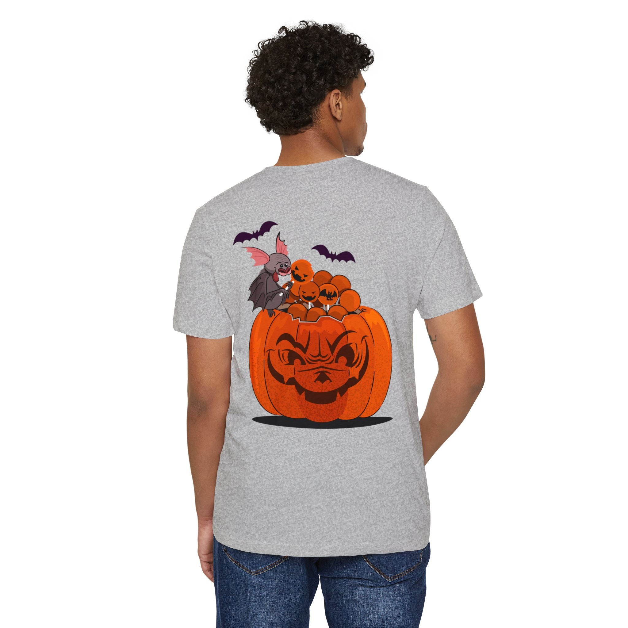 Halloween Trick or Treat | Unisex Recycled Organic T-Shirt