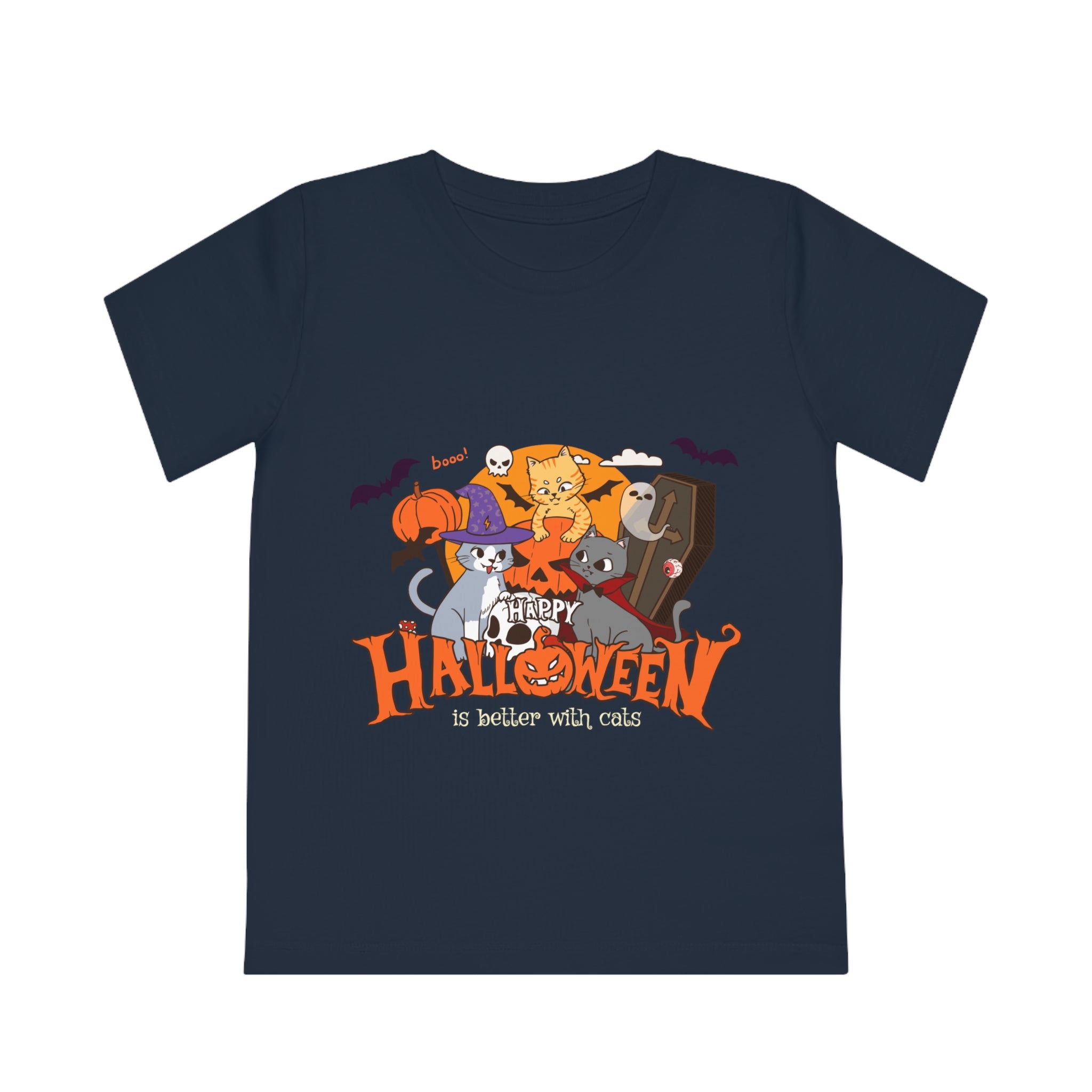 Halloween is Better with Cats | Kids' Creator T-Shirt