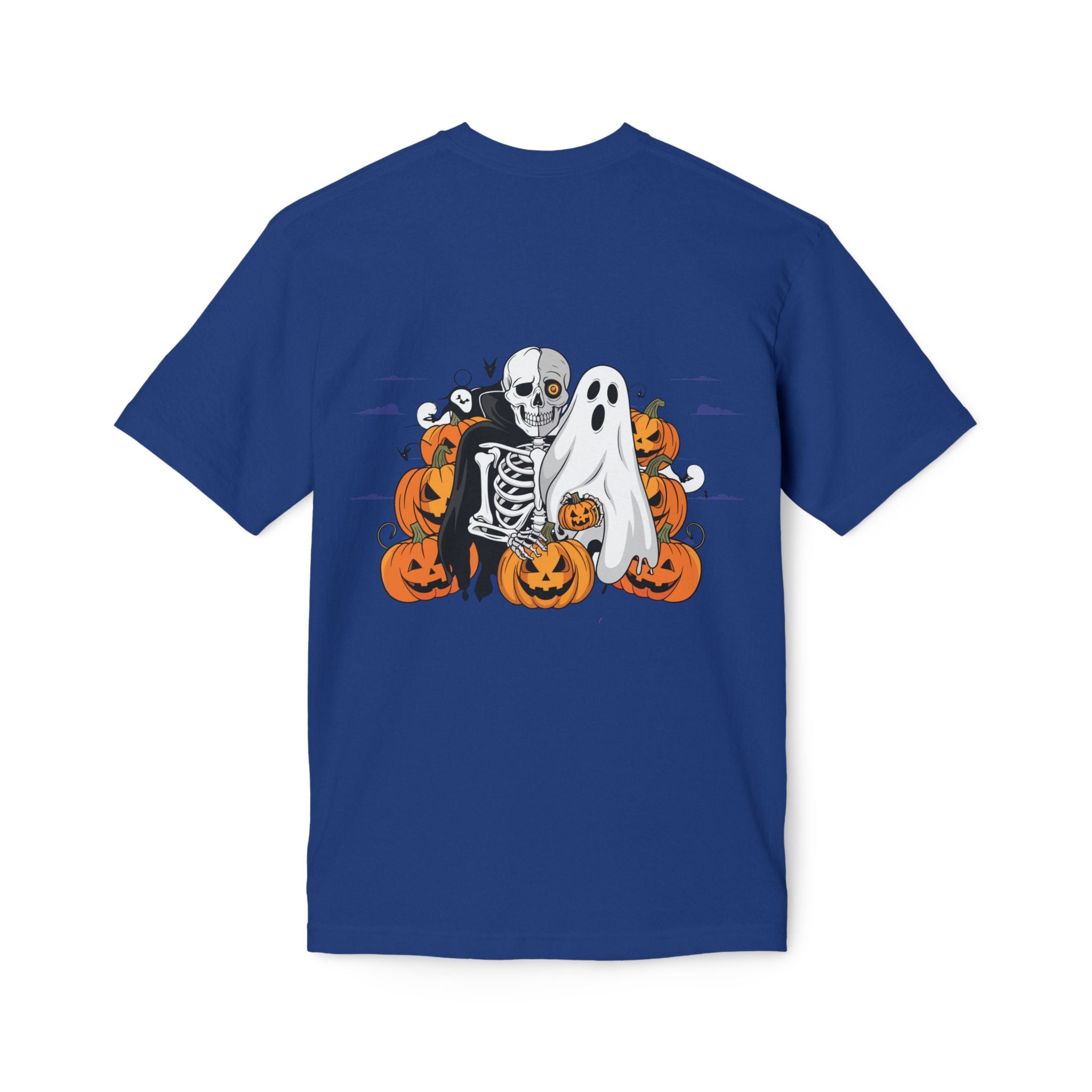 Halloween with Bats | Unisex Midweight T-shirt, Made in US