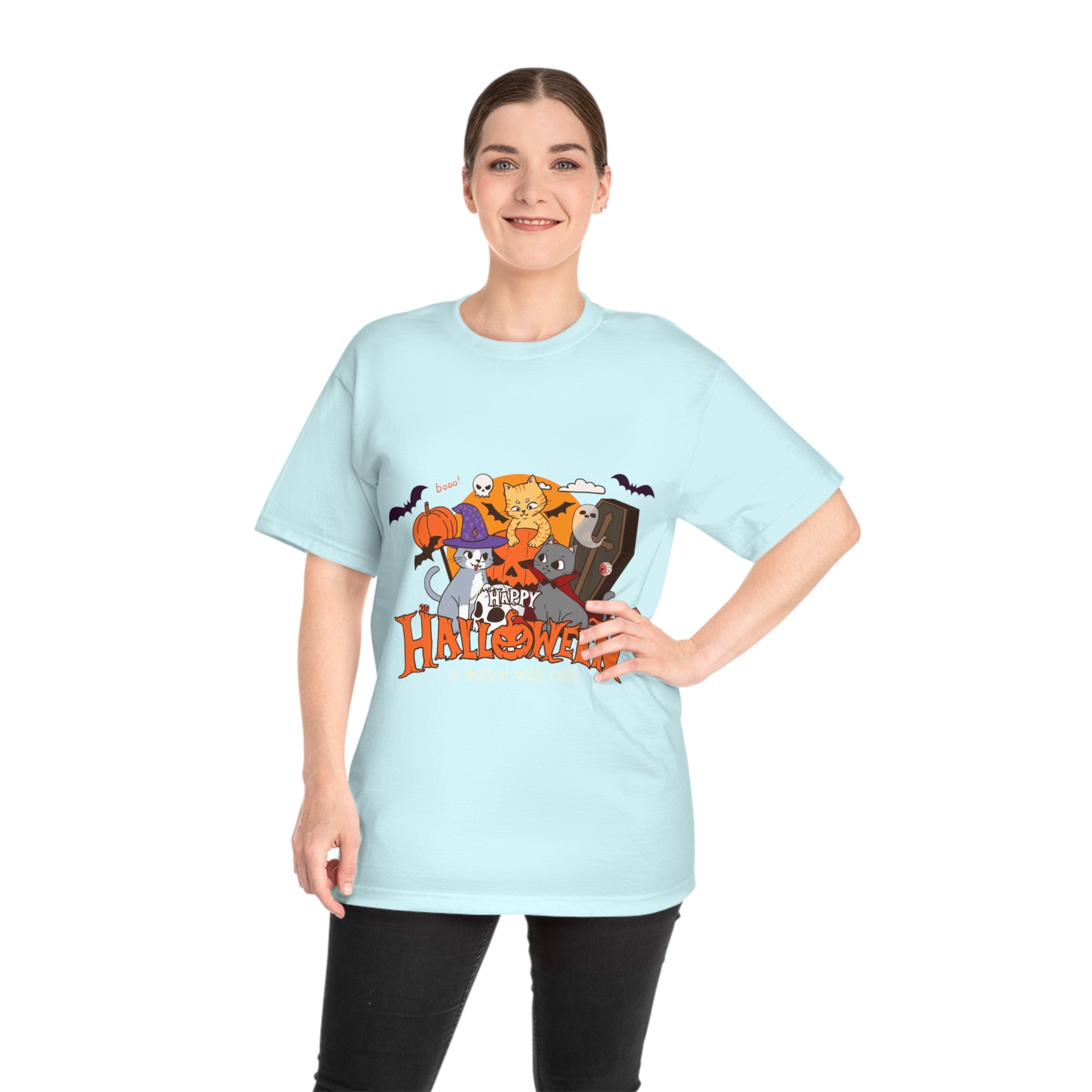 Halloween is Better with Cats | Unisex Hammer™ T-shirt