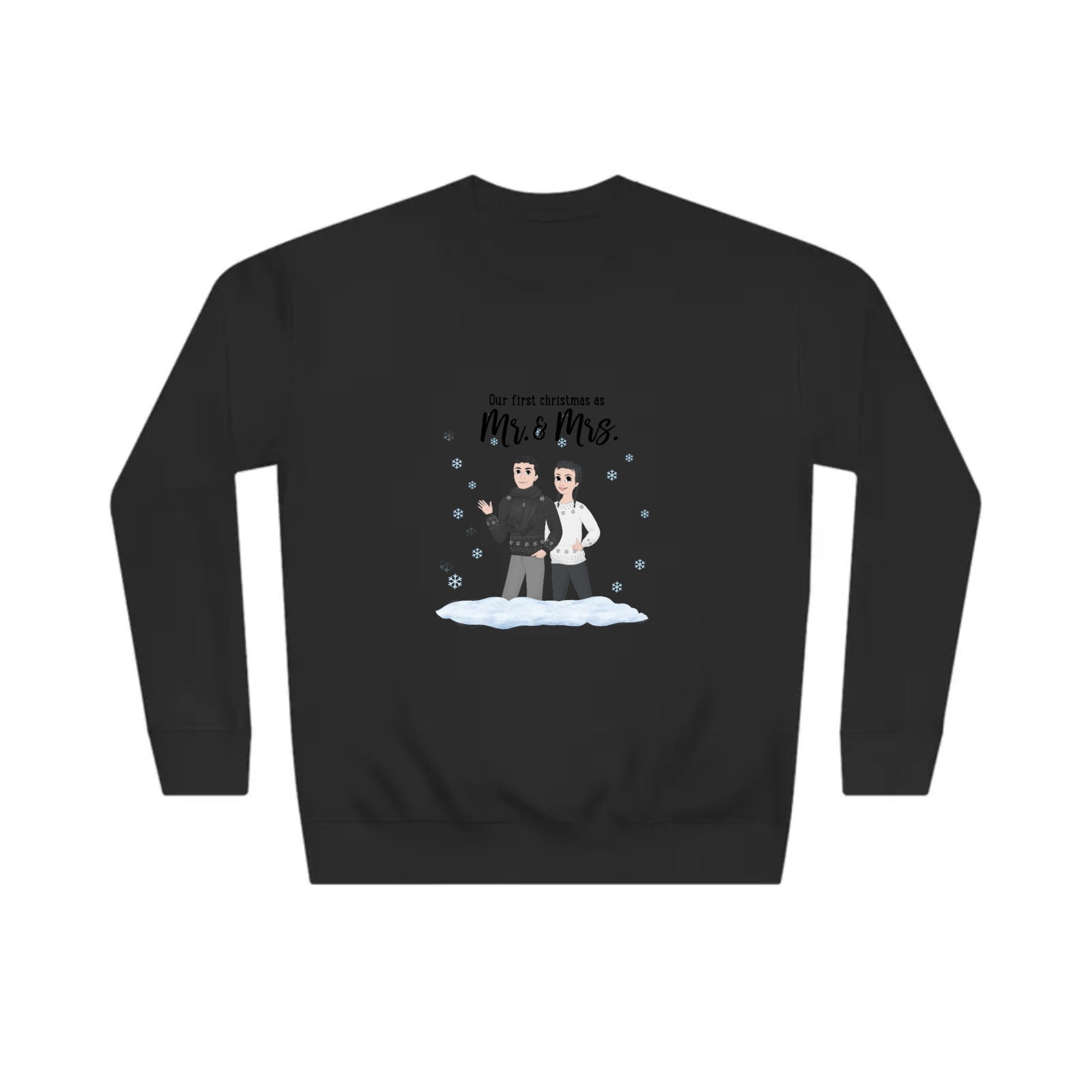 Our first Christmas as Mr. & Mrs. | Unisex Crew Sweatshirt