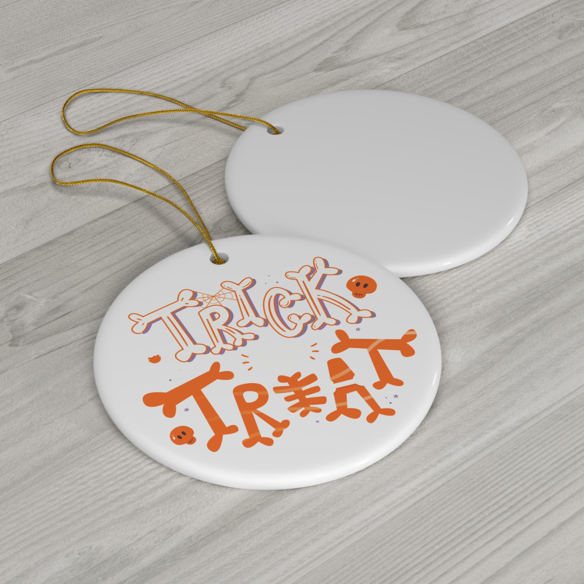Halloween Trick or Treat | Ceramic Ornament